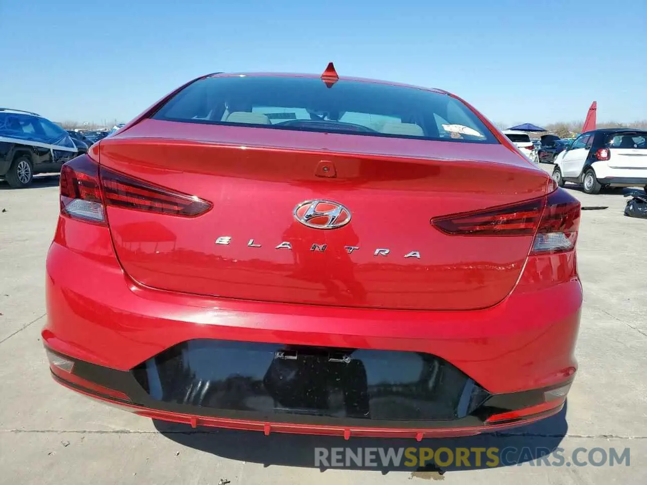 6 fotografías del automóvil dañado 5NPD84LF4LH512806 HYUNDAI ELANTRA 2020