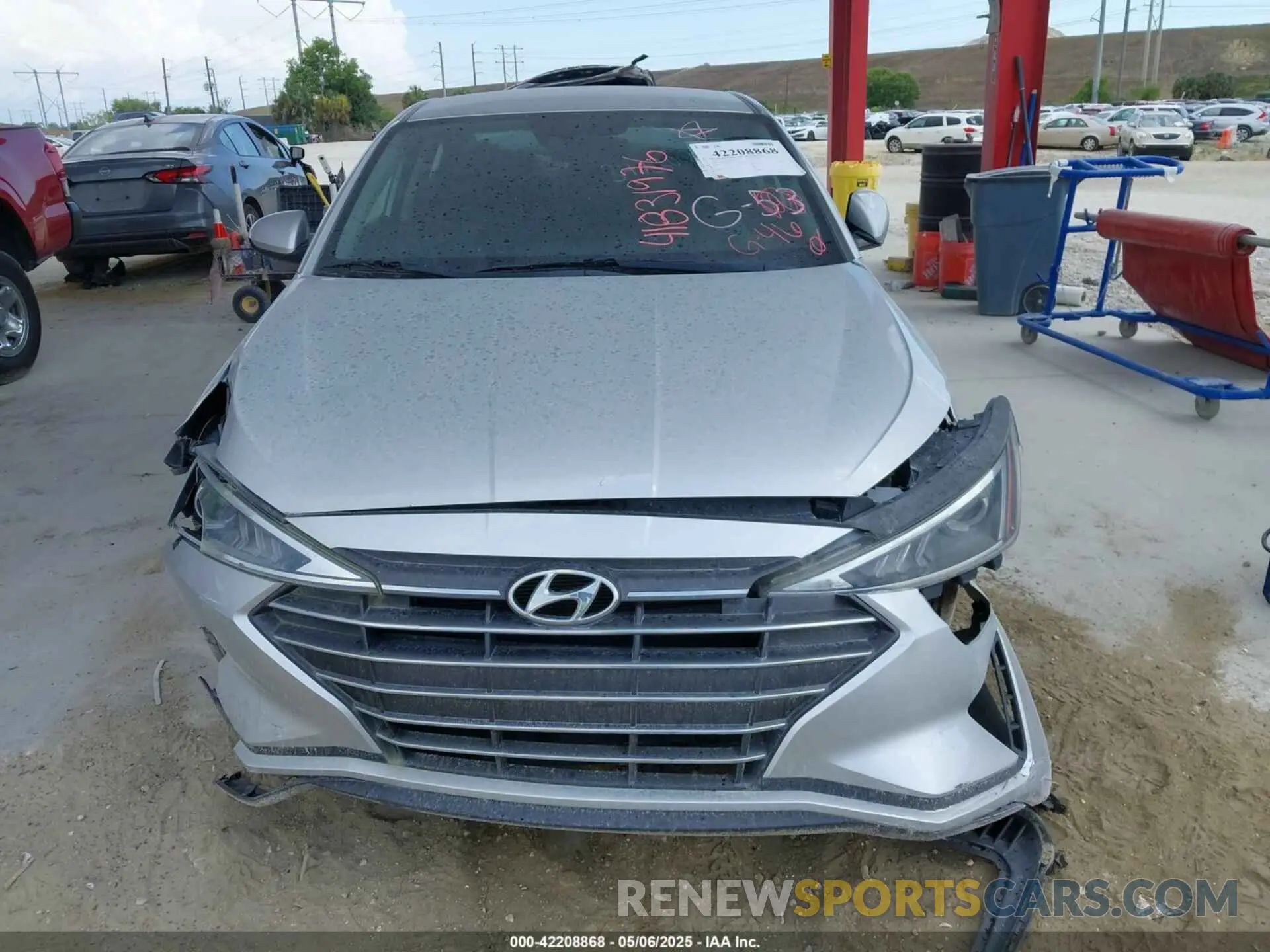 17 fotografías del automóvil dañado 5NPD84LF4LH521313 HYUNDAI ELANTRA 2020