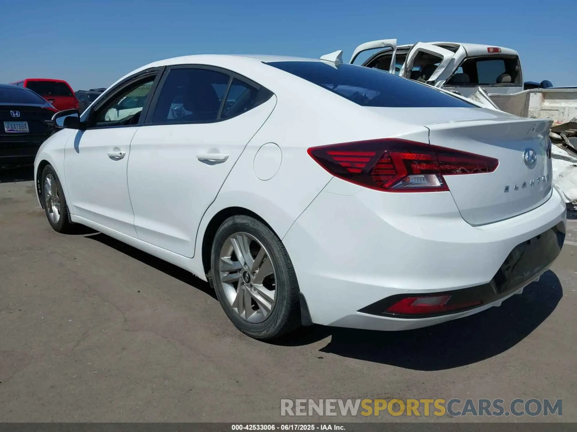3 fotografías del automóvil dañado 5NPD84LF4LH523594 HYUNDAI ELANTRA 2020
