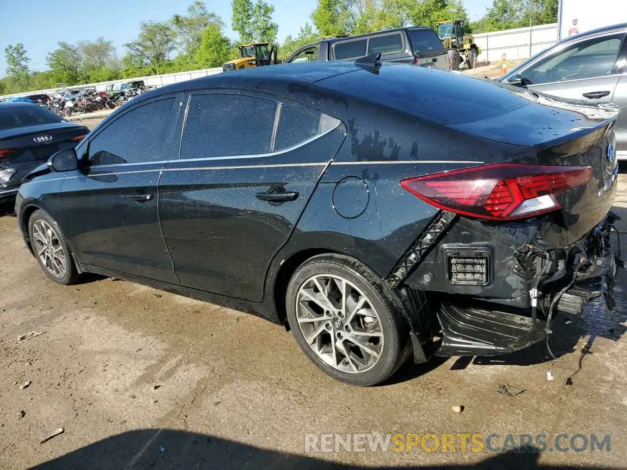 2 fotografías del automóvil dañado 5NPD84LF4LH524177 HYUNDAI ELANTRA 2020