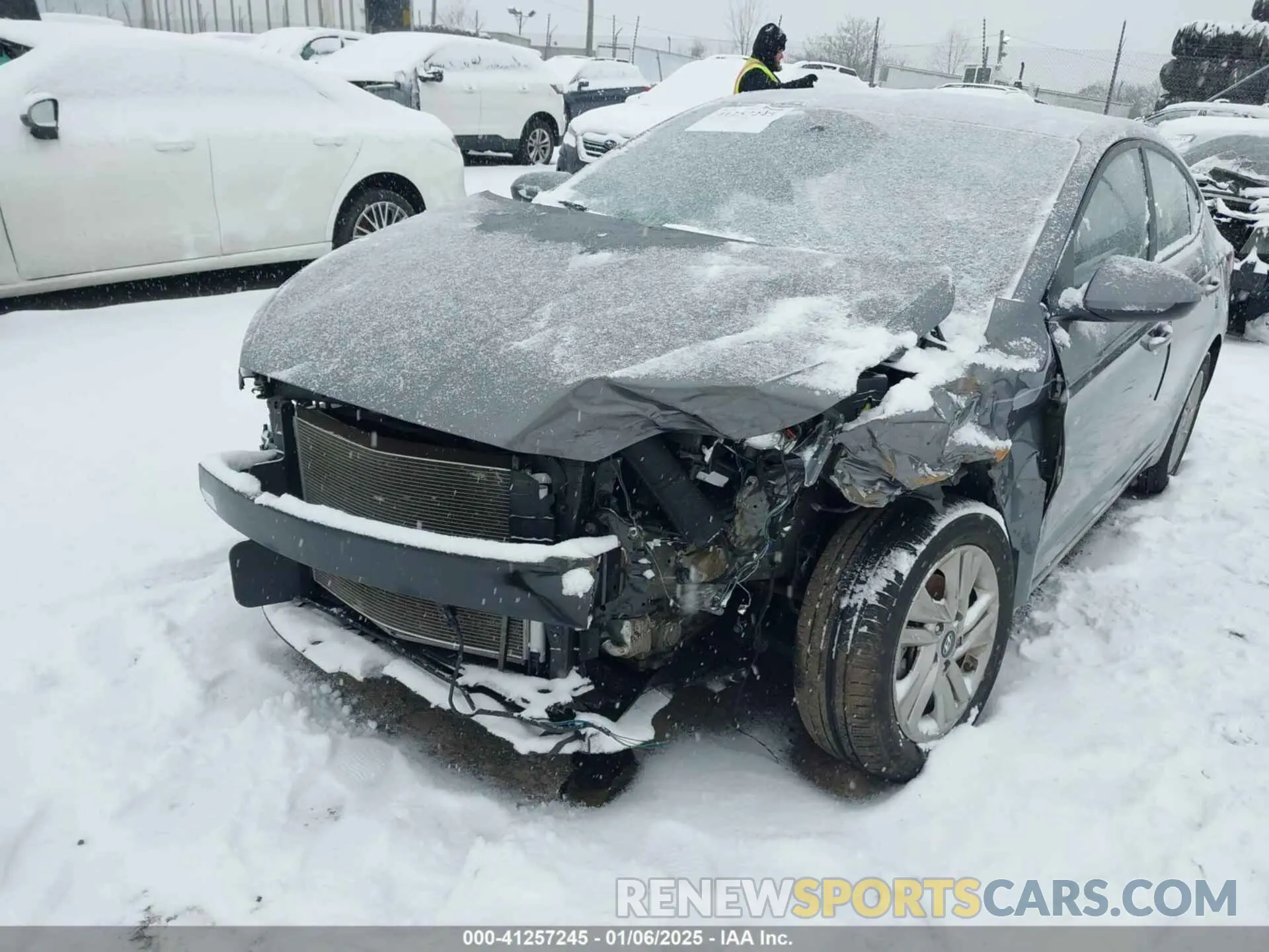 6 fotografías del automóvil dañado 5NPD84LF4LH525877 HYUNDAI ELANTRA 2020