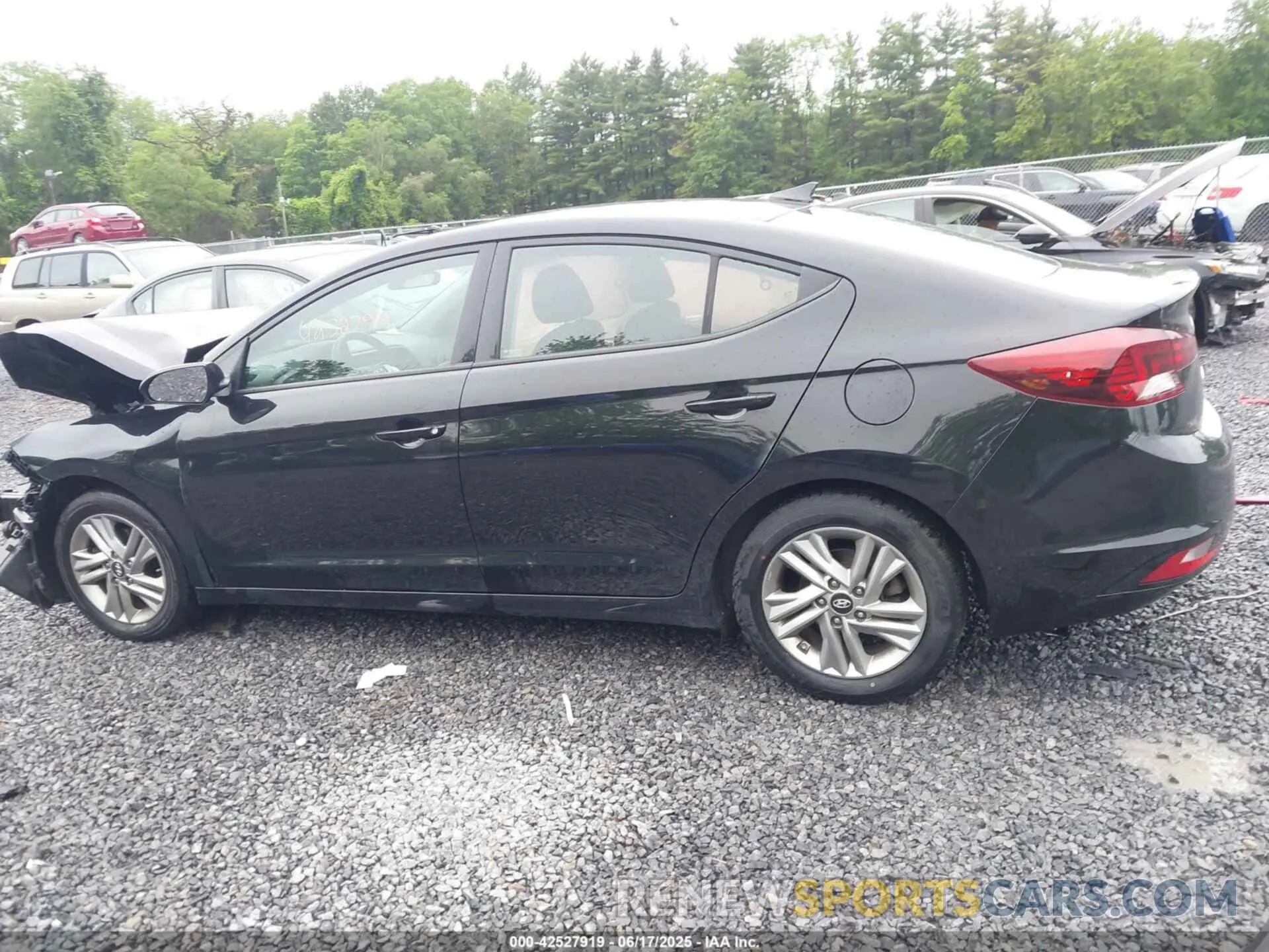 14 fotografías del automóvil dañado 5NPD84LF4LH532246 HYUNDAI ELANTRA 2020