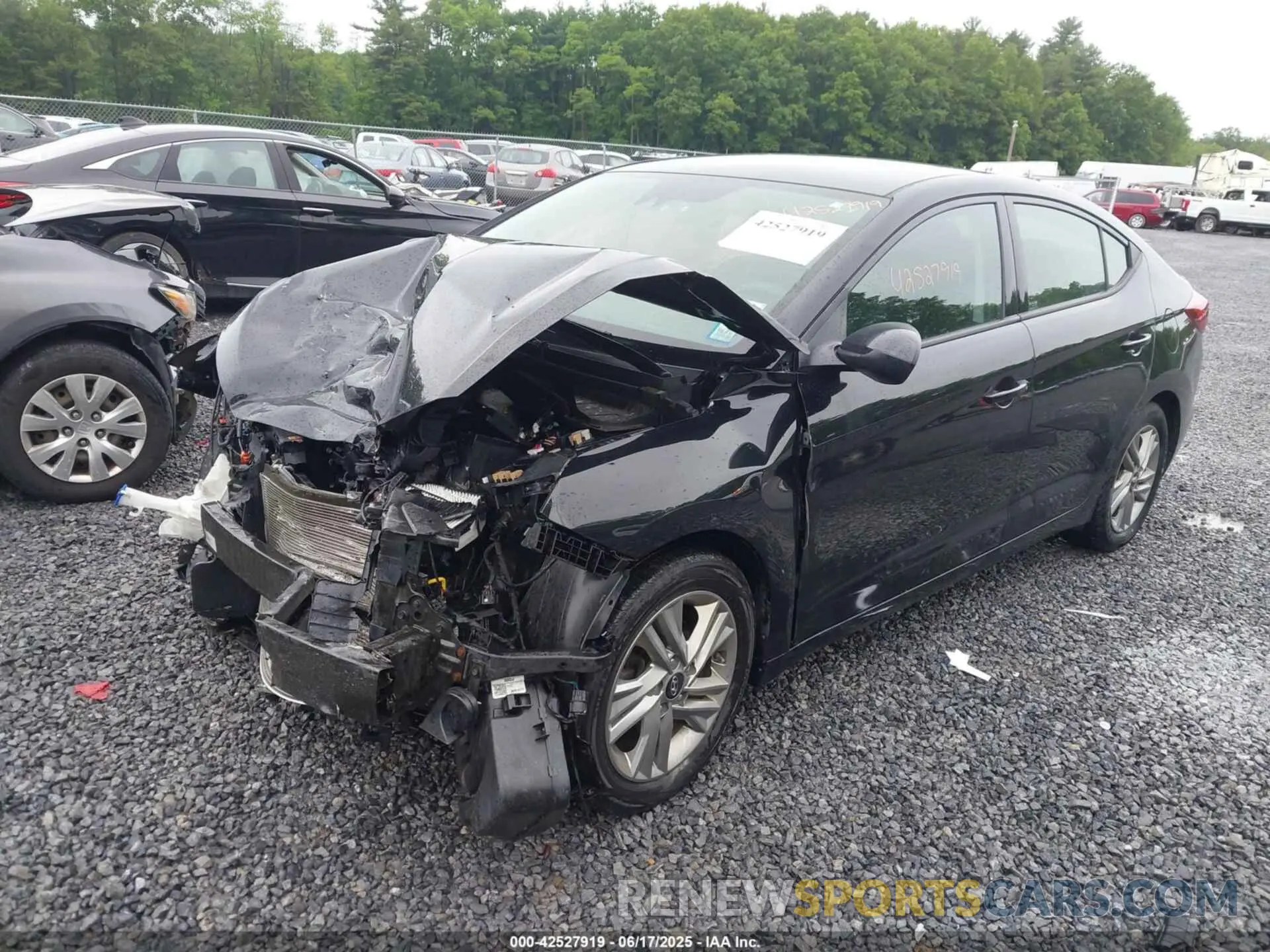 2 fotografías del automóvil dañado 5NPD84LF4LH532246 HYUNDAI ELANTRA 2020
