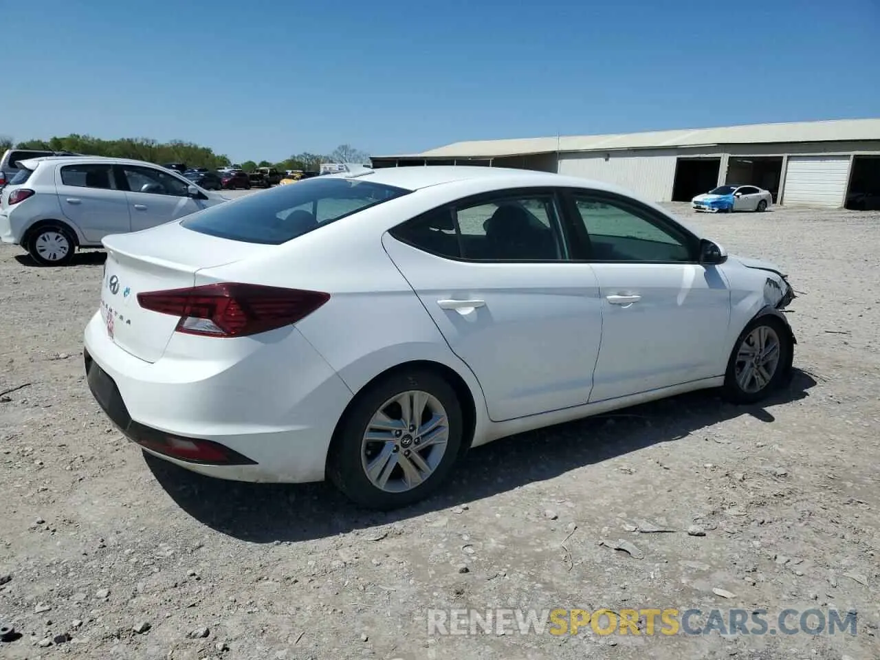 3 fotografías del automóvil dañado 5NPD84LF4LH548205 HYUNDAI ELANTRA 2020