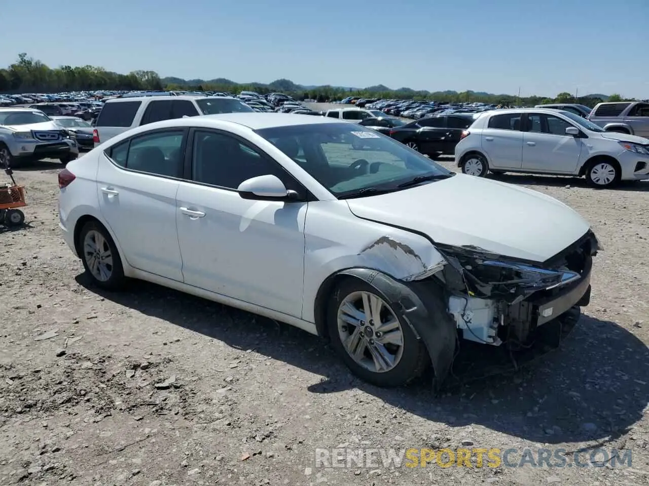4 fotografías del automóvil dañado 5NPD84LF4LH548205 HYUNDAI ELANTRA 2020