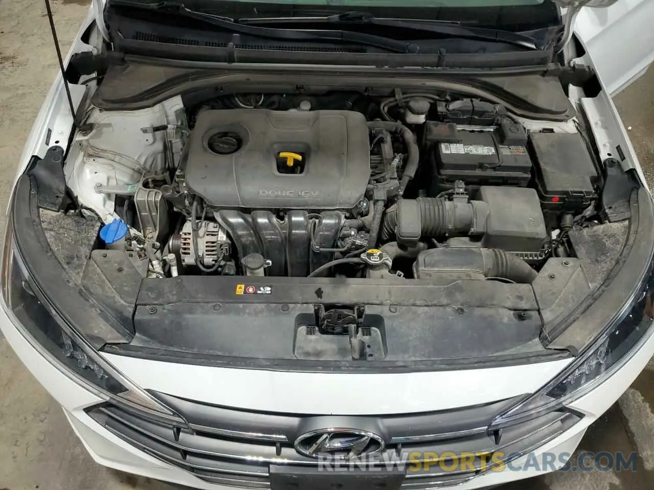 11 fotografías del automóvil dañado 5NPD84LF4LH558880 HYUNDAI ELANTRA 2020