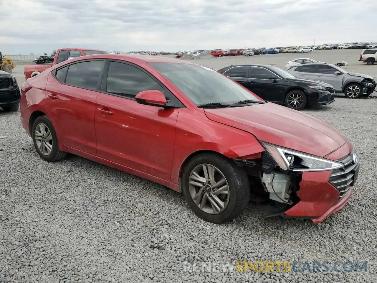 4 fotografías del automóvil dañado 5NPD84LF4LH561214 HYUNDAI ELANTRA 2020