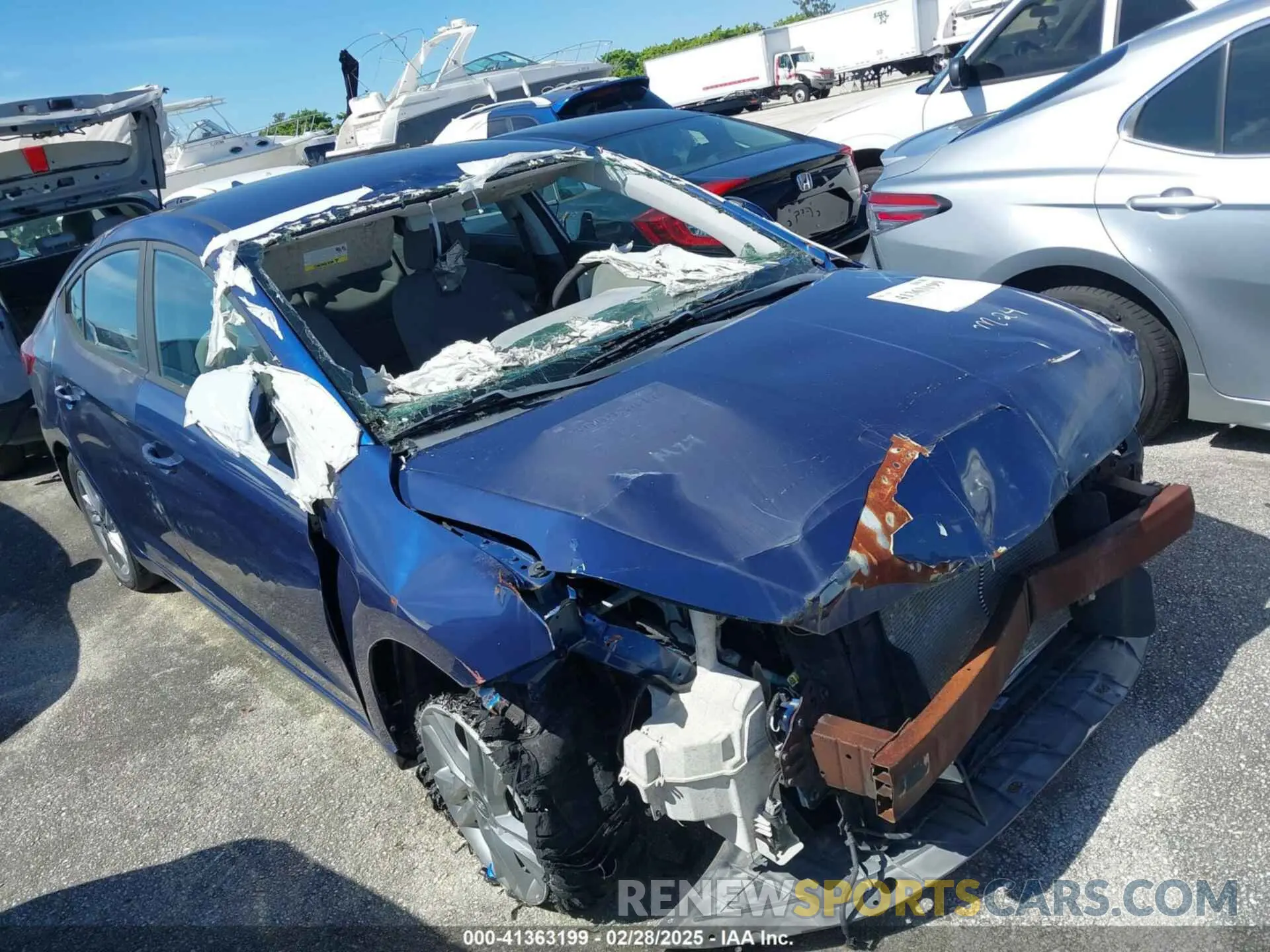 1 fotografías del automóvil dañado 5NPD84LF4LH567238 HYUNDAI ELANTRA 2020