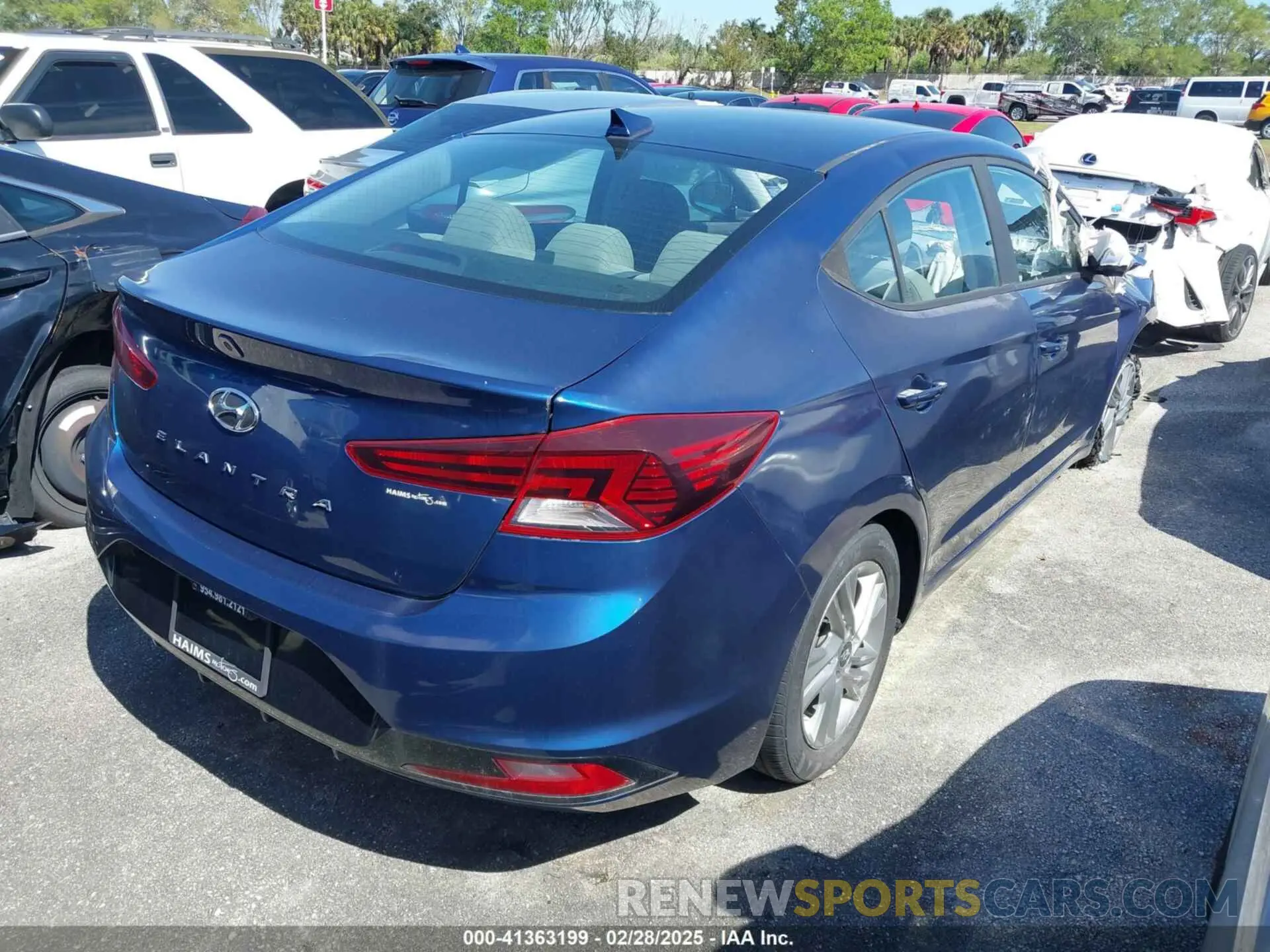4 fotografías del automóvil dañado 5NPD84LF4LH567238 HYUNDAI ELANTRA 2020