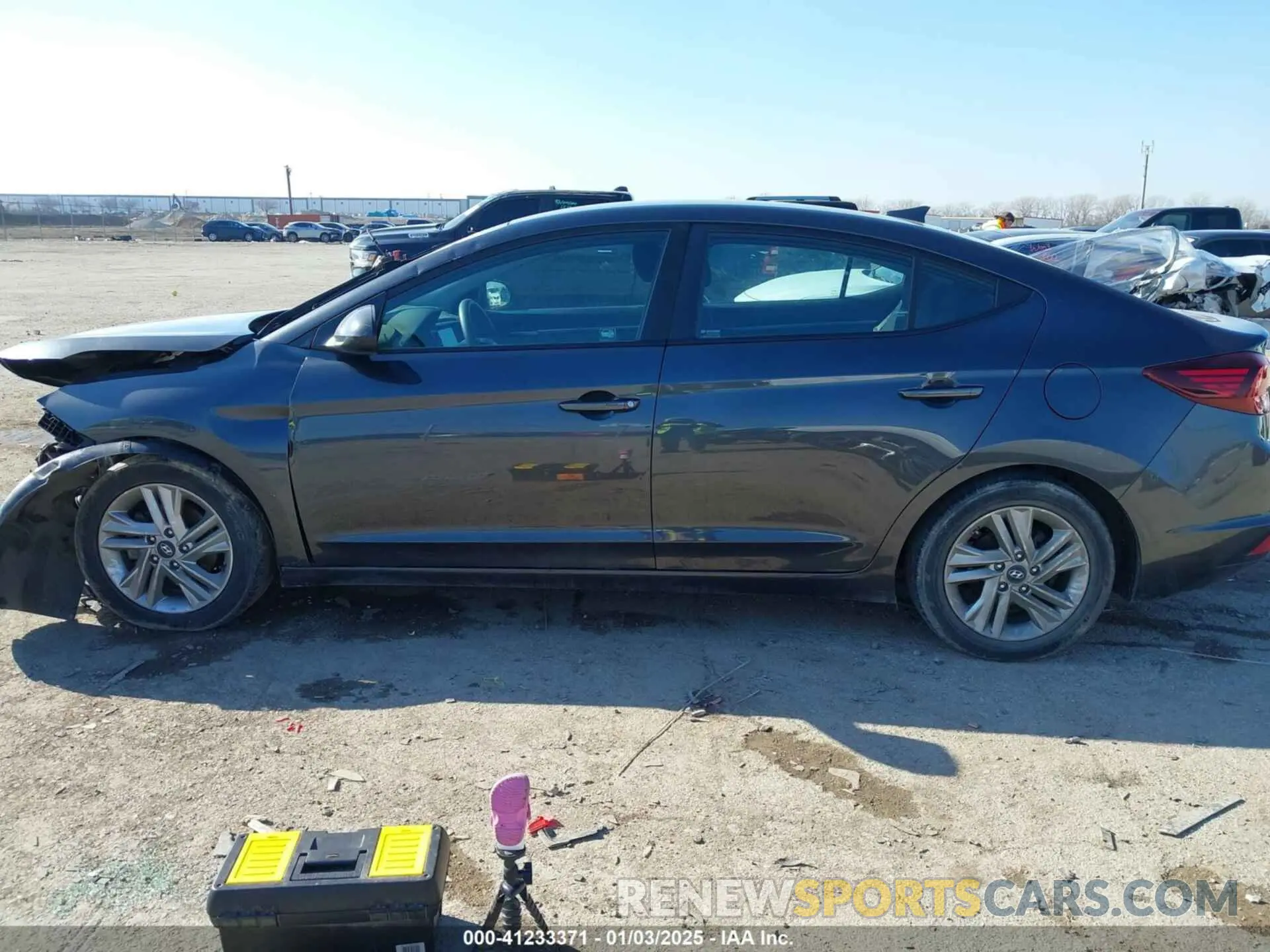 14 fotografías del automóvil dañado 5NPD84LF4LH572908 HYUNDAI ELANTRA 2020