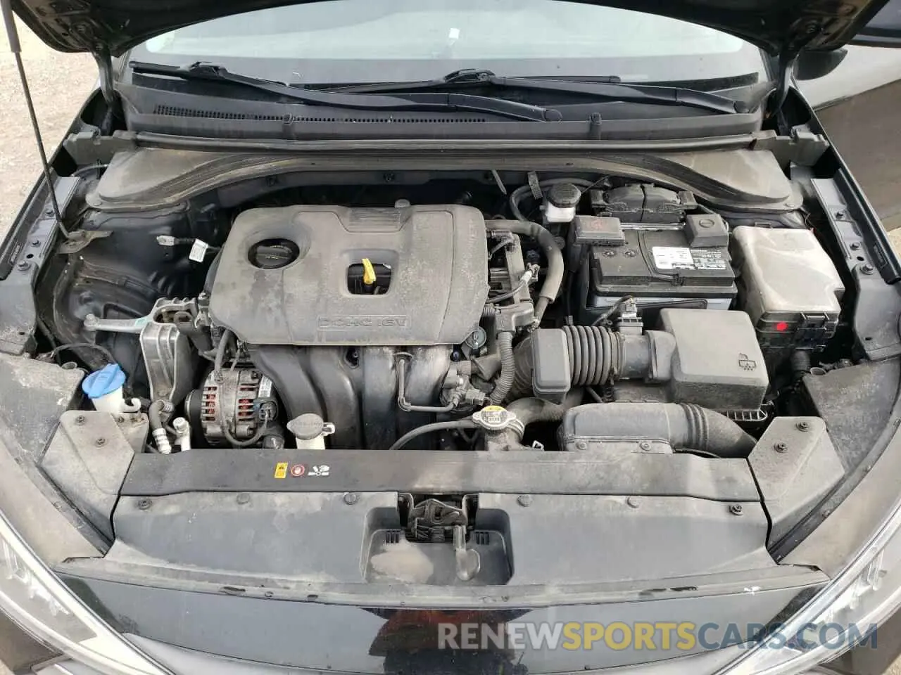 11 fotografías del automóvil dañado 5NPD84LF4LH601419 HYUNDAI ELANTRA 2020