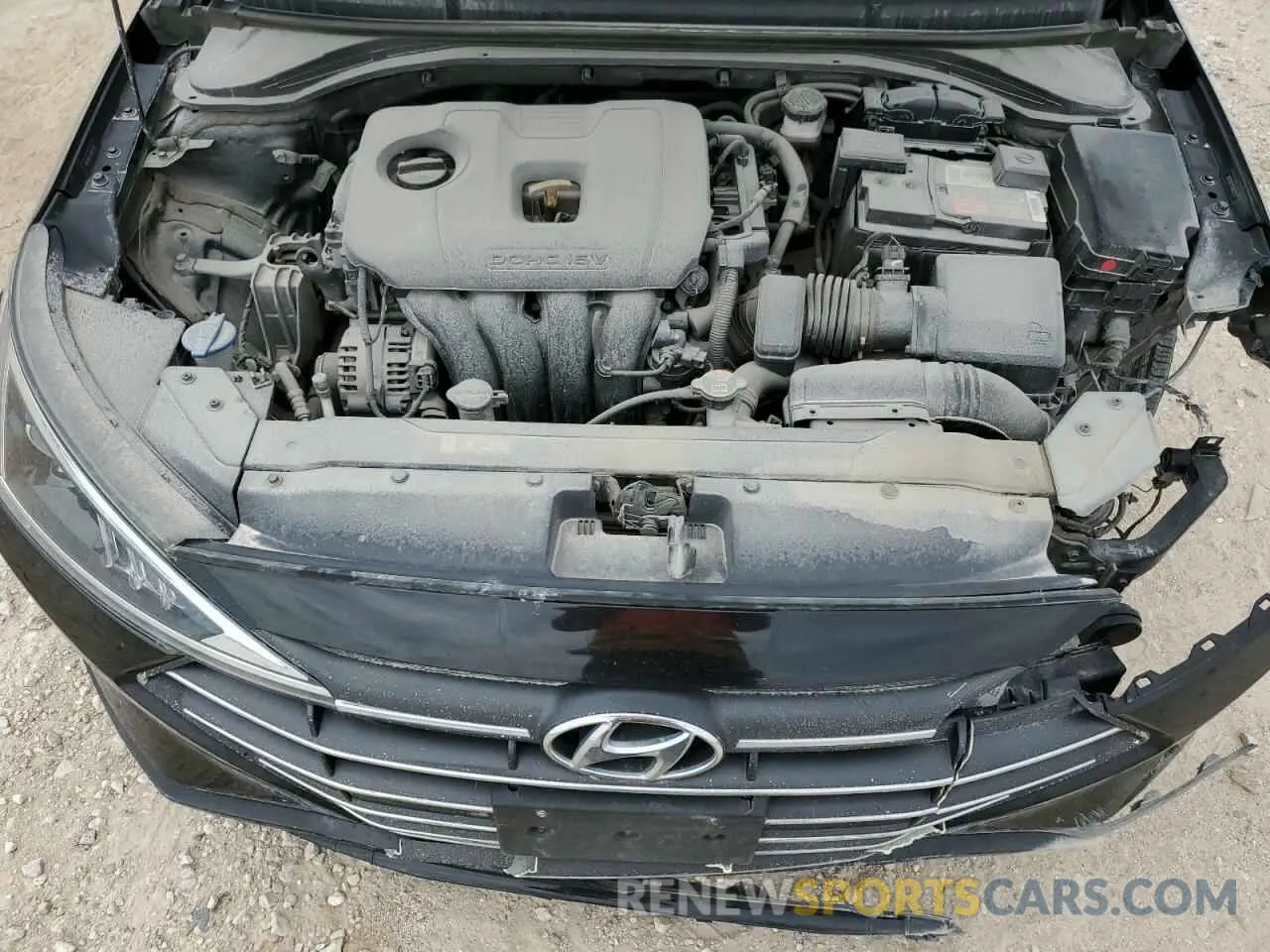 11 fotografías del automóvil dañado 5NPD84LF4LH603753 HYUNDAI ELANTRA 2020