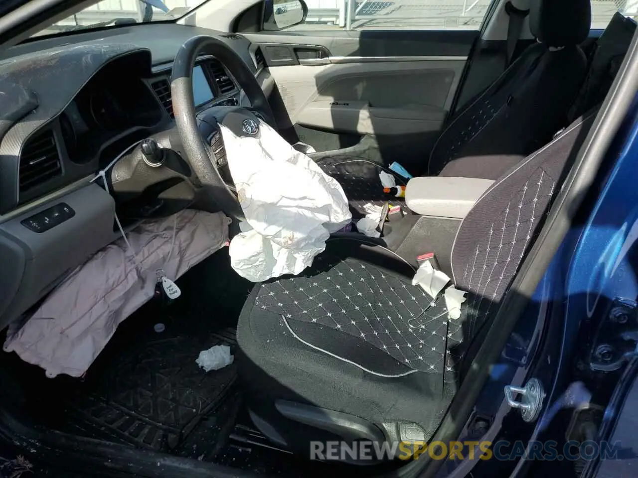 7 fotografías del automóvil dañado 5NPD84LF4LH620570 HYUNDAI ELANTRA 2020