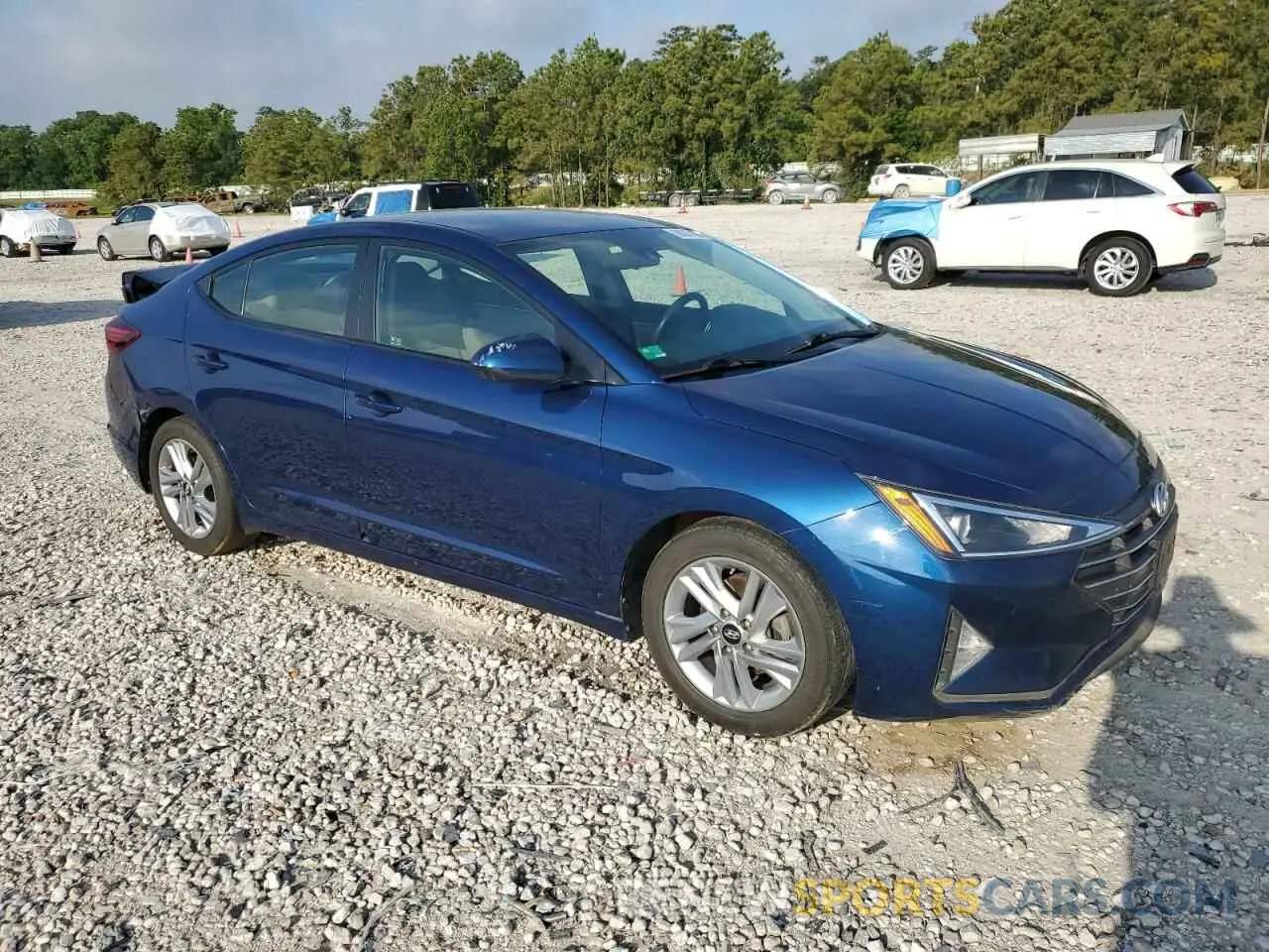 4 fotografías del automóvil dañado 5NPD84LF4LH623548 HYUNDAI ELANTRA 2020