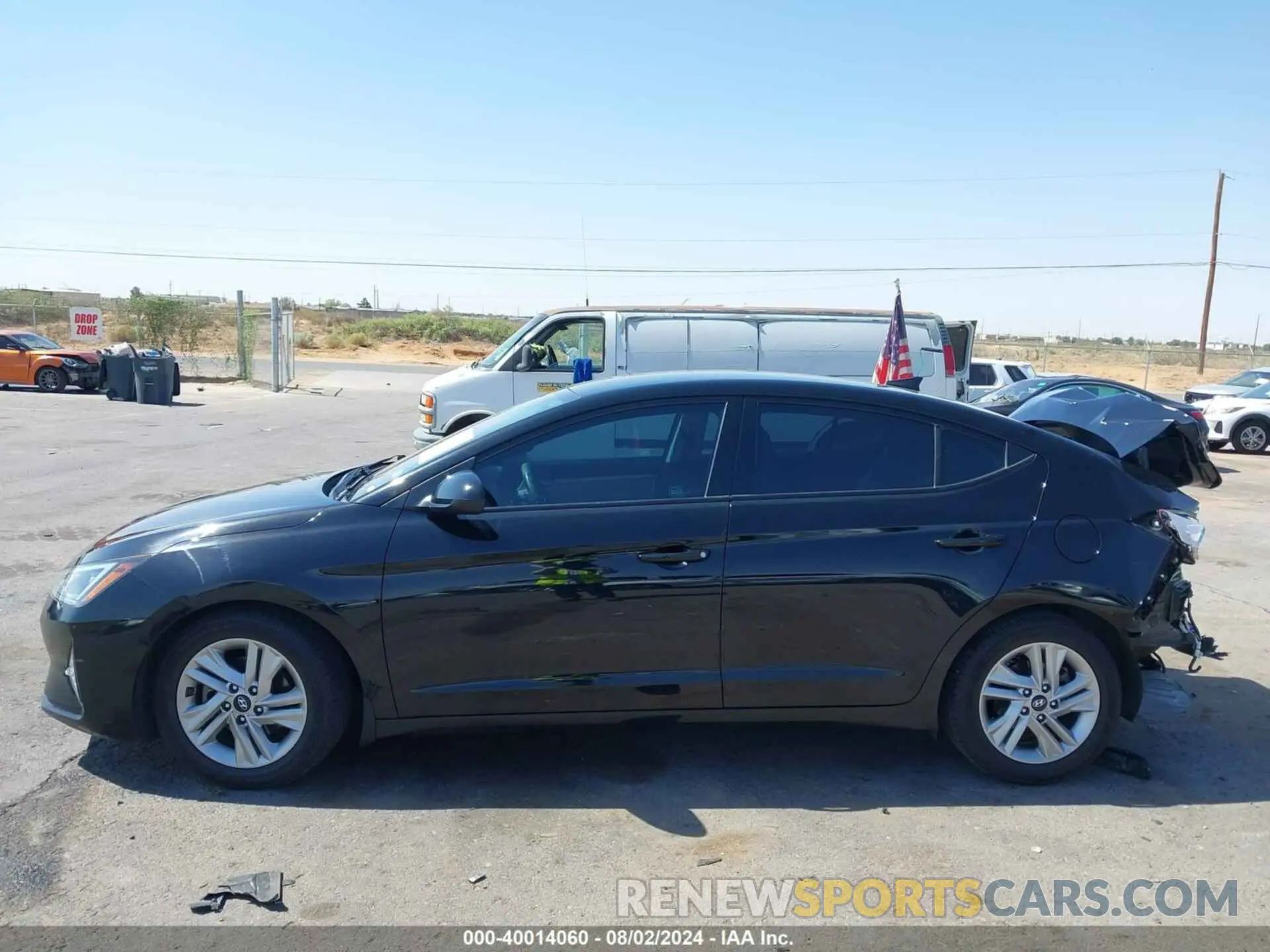 14 fotografías del automóvil dañado 5NPD84LF4LH624277 HYUNDAI ELANTRA 2020