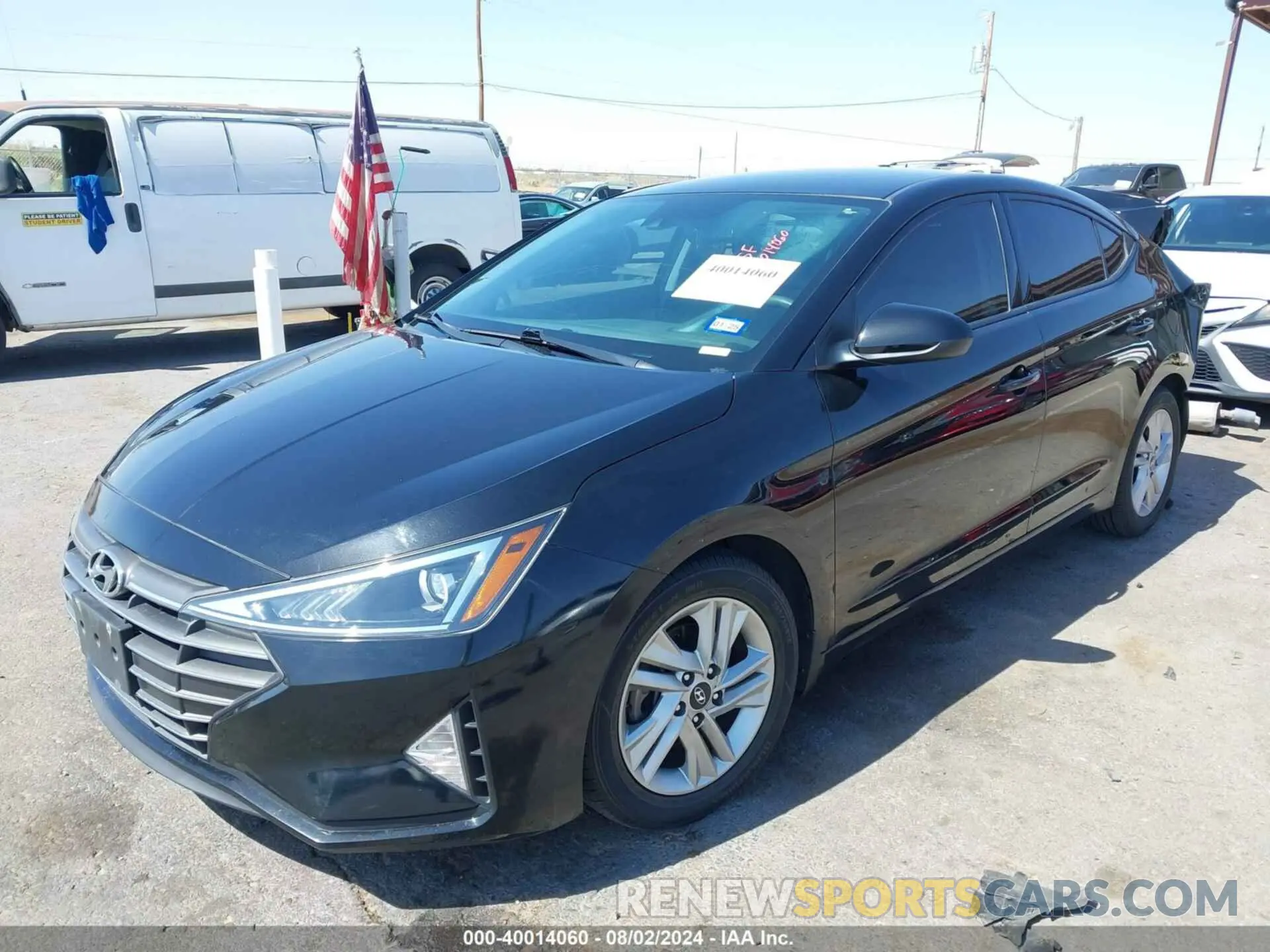 2 fotografías del automóvil dañado 5NPD84LF4LH624277 HYUNDAI ELANTRA 2020