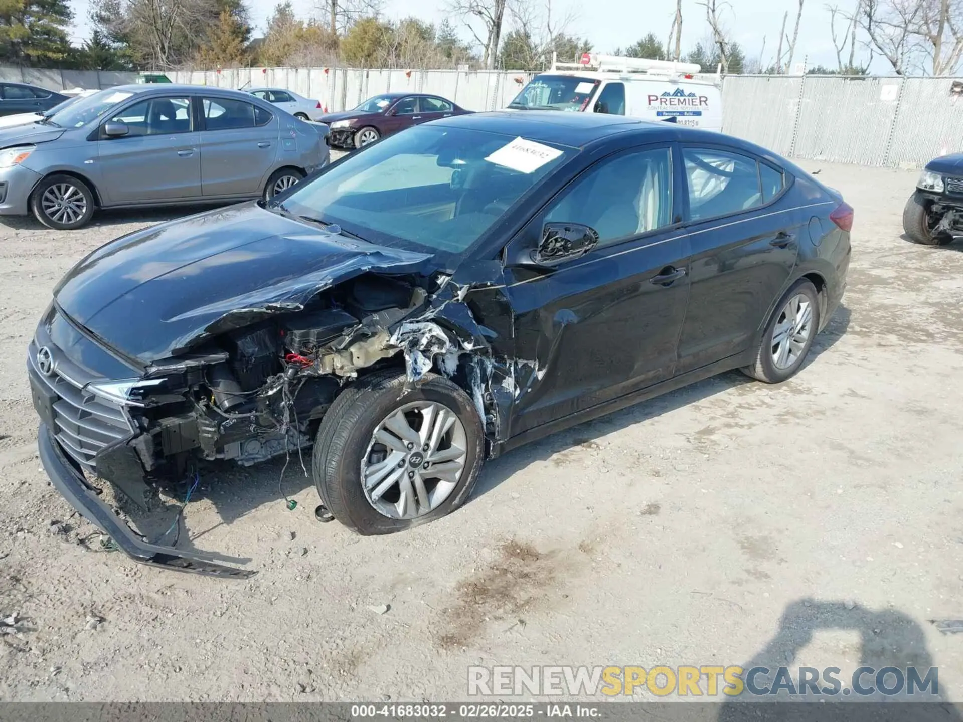 2 fotografías del automóvil dañado 5NPD84LF4LH626448 HYUNDAI ELANTRA 2020