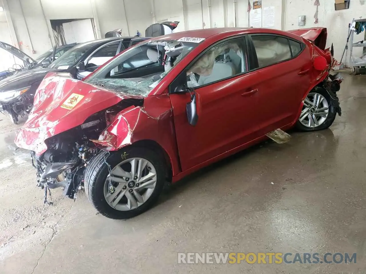1 fotografías del automóvil dañado 5NPD84LF4LH629401 HYUNDAI ELANTRA 2020