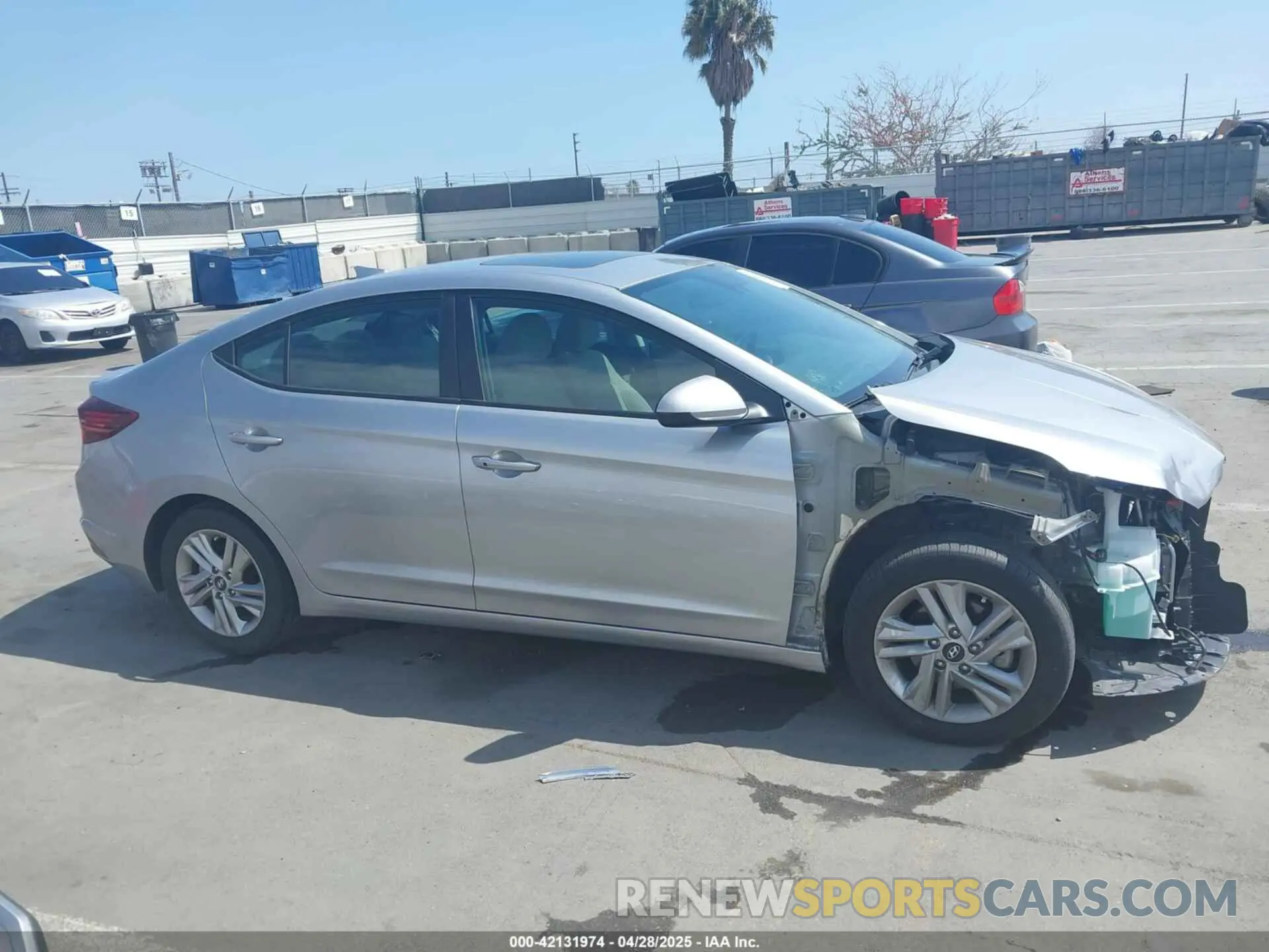 14 fotografías del automóvil dañado 5NPD84LF4LH631116 HYUNDAI ELANTRA 2020
