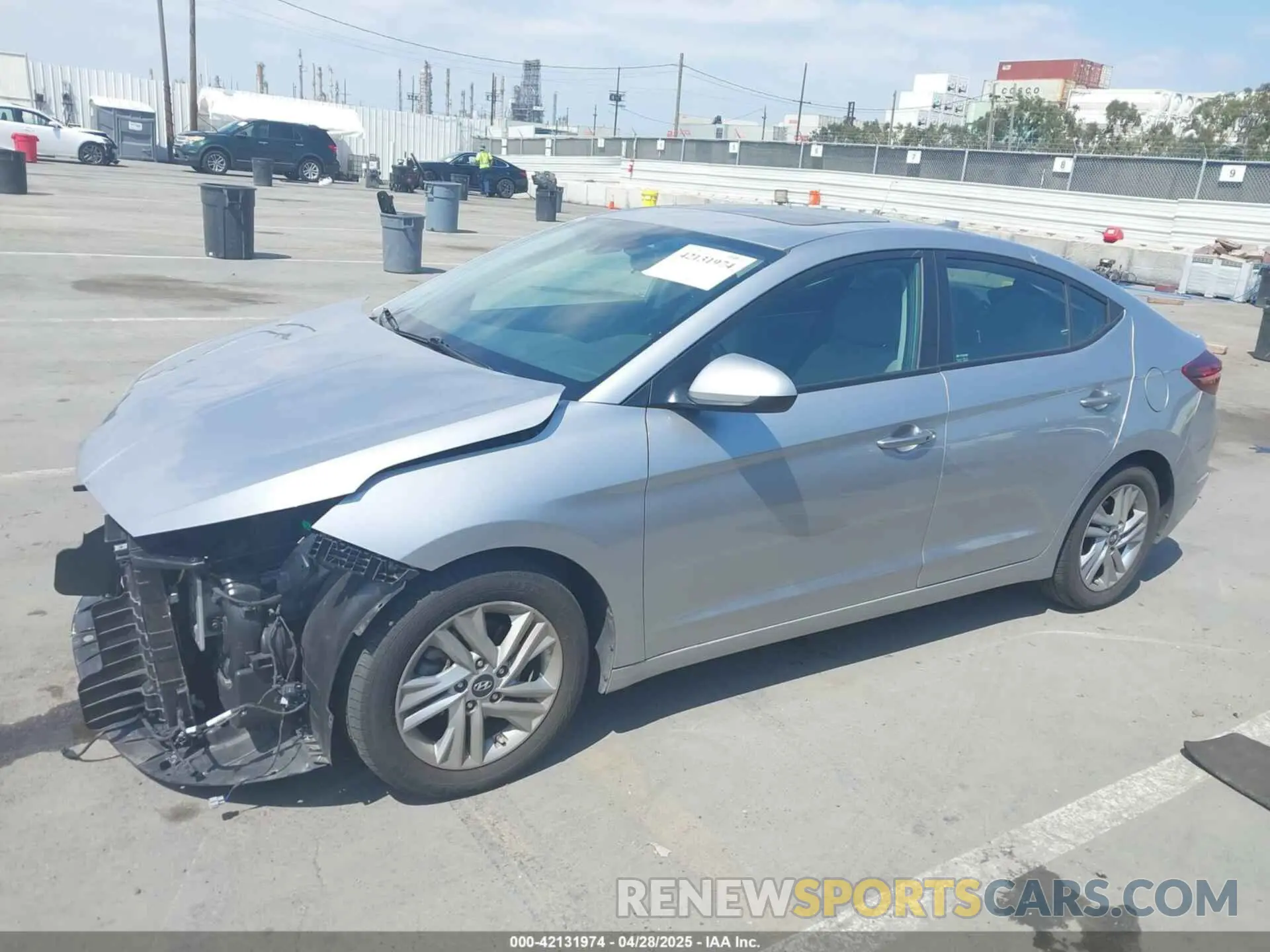 15 fotografías del automóvil dañado 5NPD84LF4LH631116 HYUNDAI ELANTRA 2020