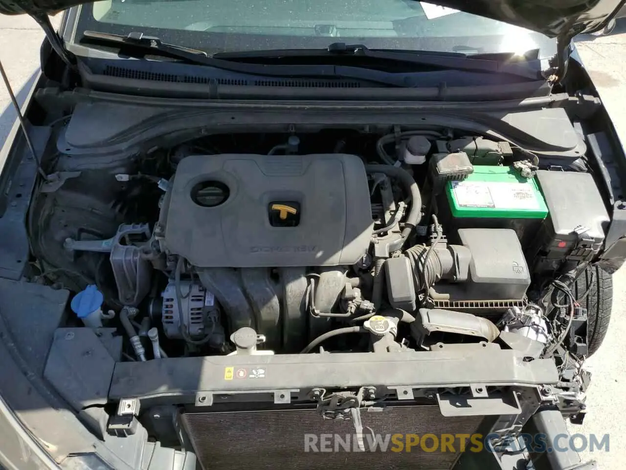 11 fotografías del automóvil dañado 5NPD84LF5LH505816 HYUNDAI ELANTRA 2020