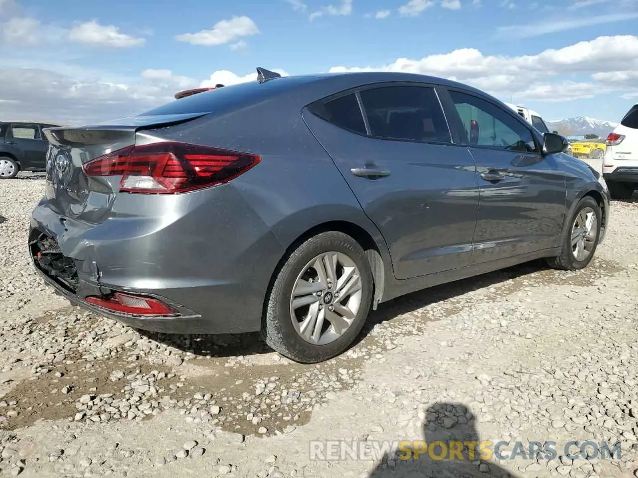 3 fotografías del automóvil dañado 5NPD84LF5LH511535 HYUNDAI ELANTRA 2020