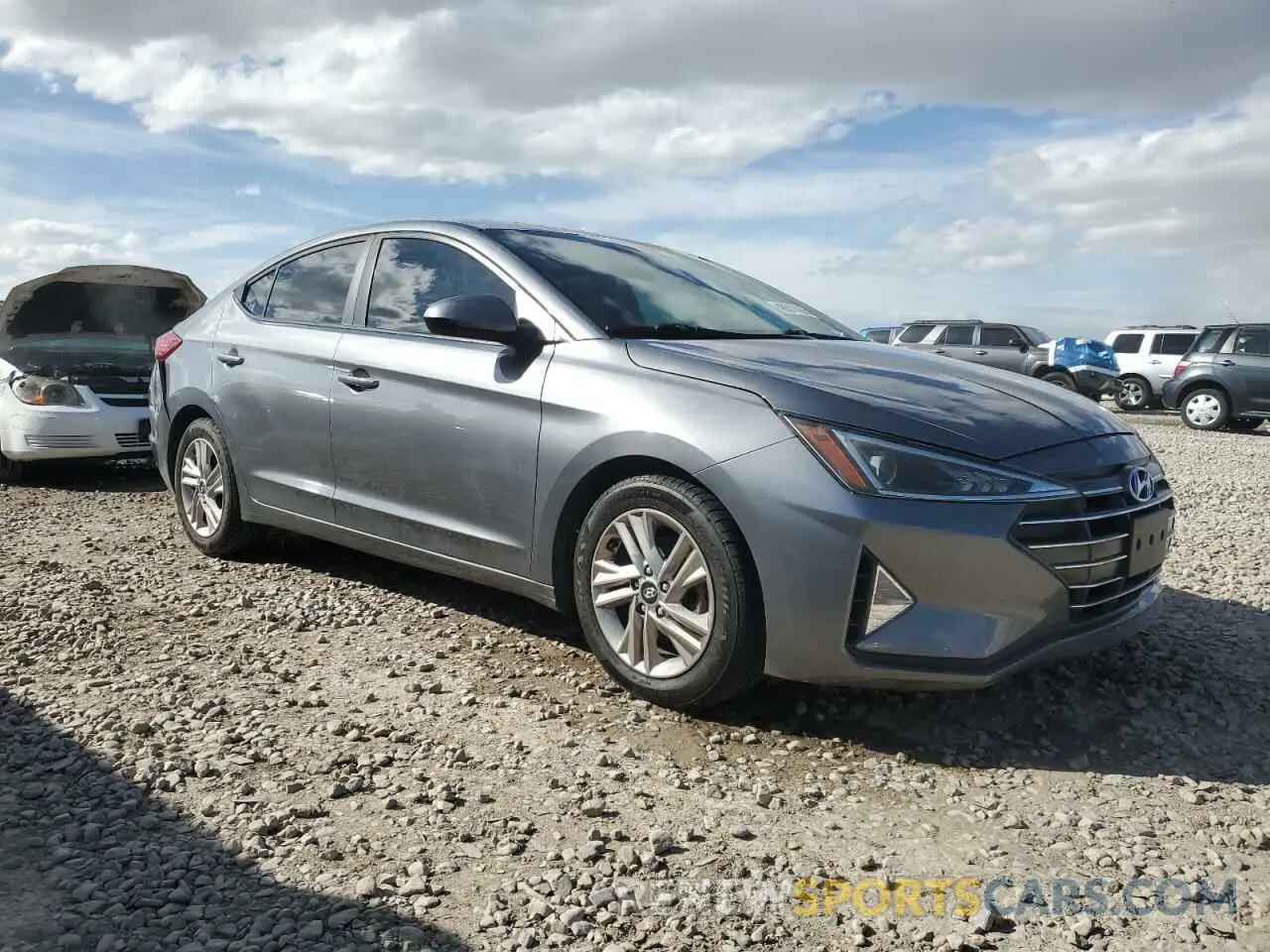 4 fotografías del automóvil dañado 5NPD84LF5LH511535 HYUNDAI ELANTRA 2020