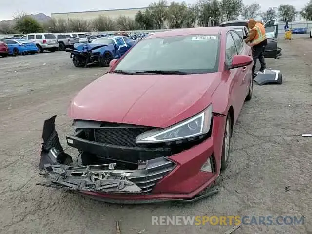 11 fotografías del automóvil dañado 5NPD84LF5LH519232 HYUNDAI ELANTRA 2020