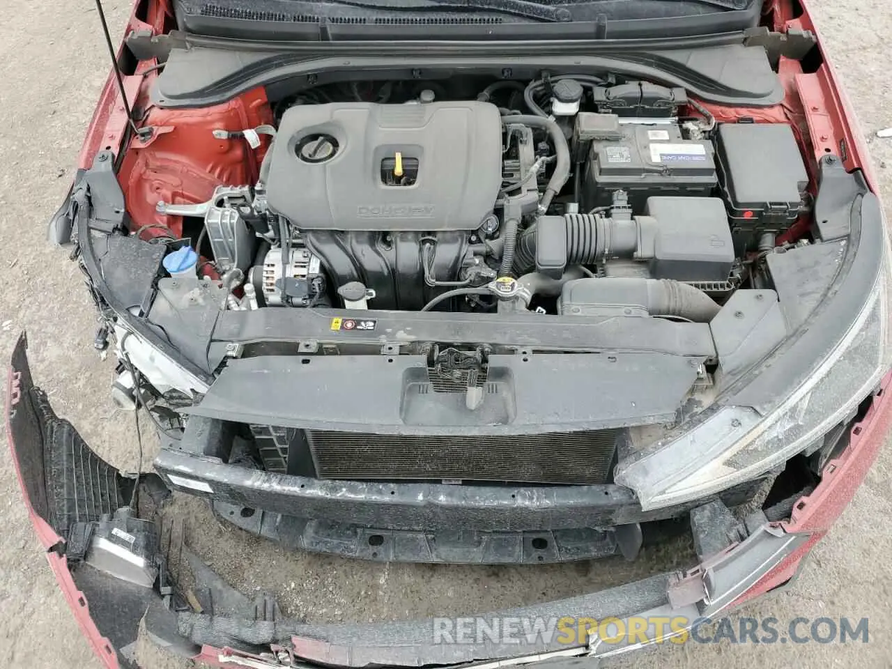 12 fotografías del automóvil dañado 5NPD84LF5LH519232 HYUNDAI ELANTRA 2020