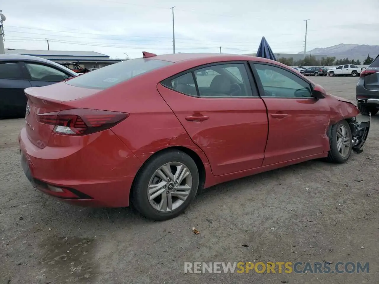 3 fotografías del automóvil dañado 5NPD84LF5LH519232 HYUNDAI ELANTRA 2020