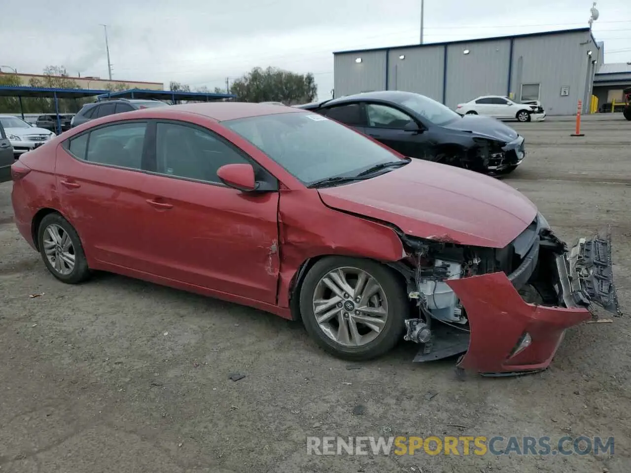 4 fotografías del automóvil dañado 5NPD84LF5LH519232 HYUNDAI ELANTRA 2020
