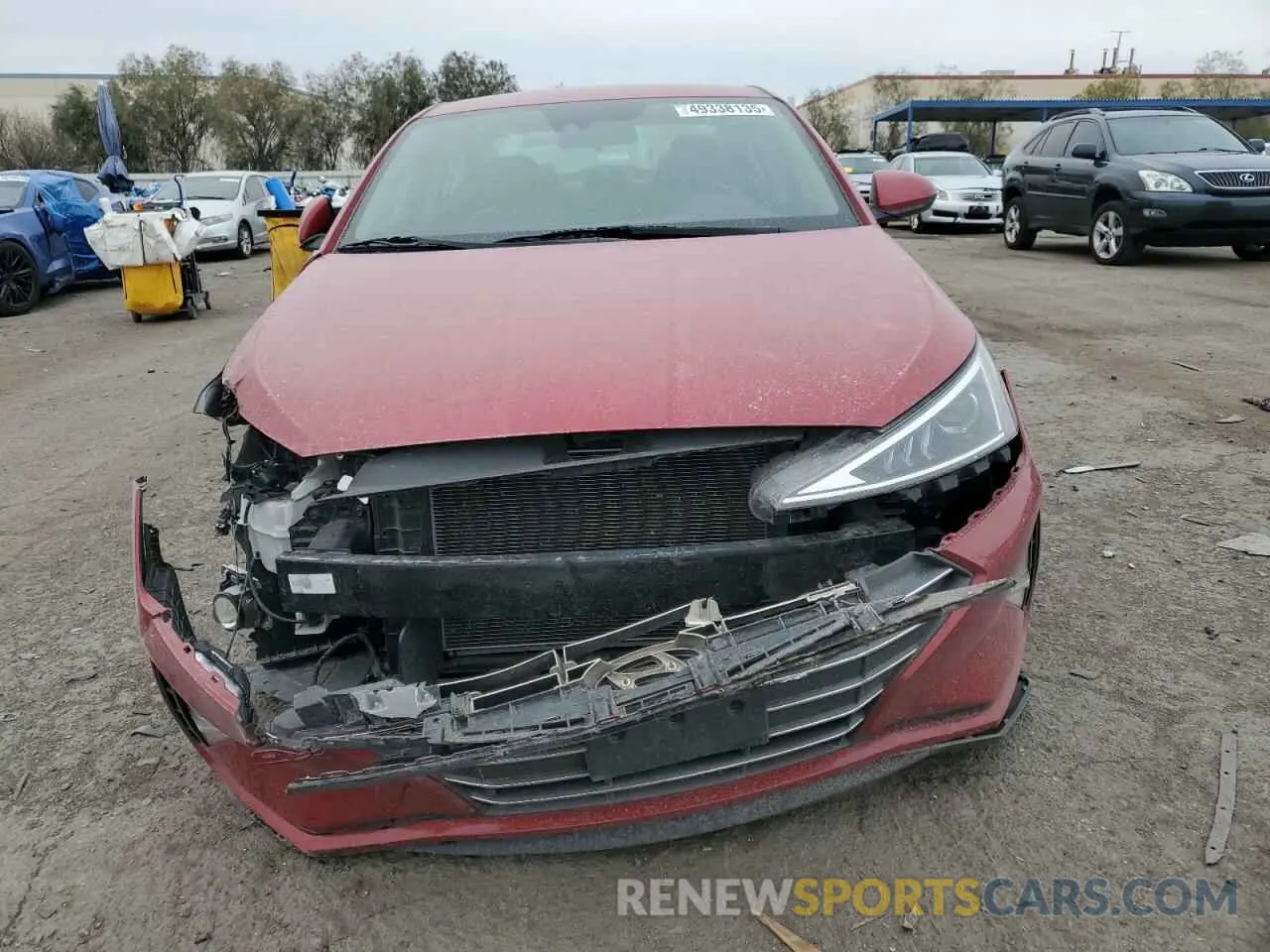 5 fotografías del automóvil dañado 5NPD84LF5LH519232 HYUNDAI ELANTRA 2020