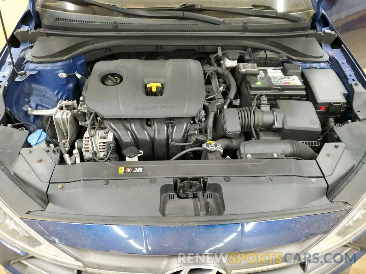 11 fotografías del automóvil dañado 5NPD84LF5LH540355 HYUNDAI ELANTRA 2020