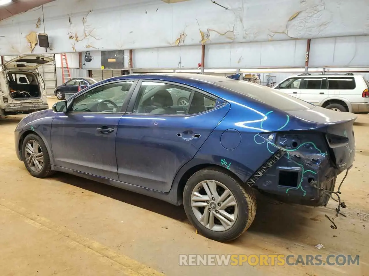 2 fotografías del automóvil dañado 5NPD84LF5LH540355 HYUNDAI ELANTRA 2020