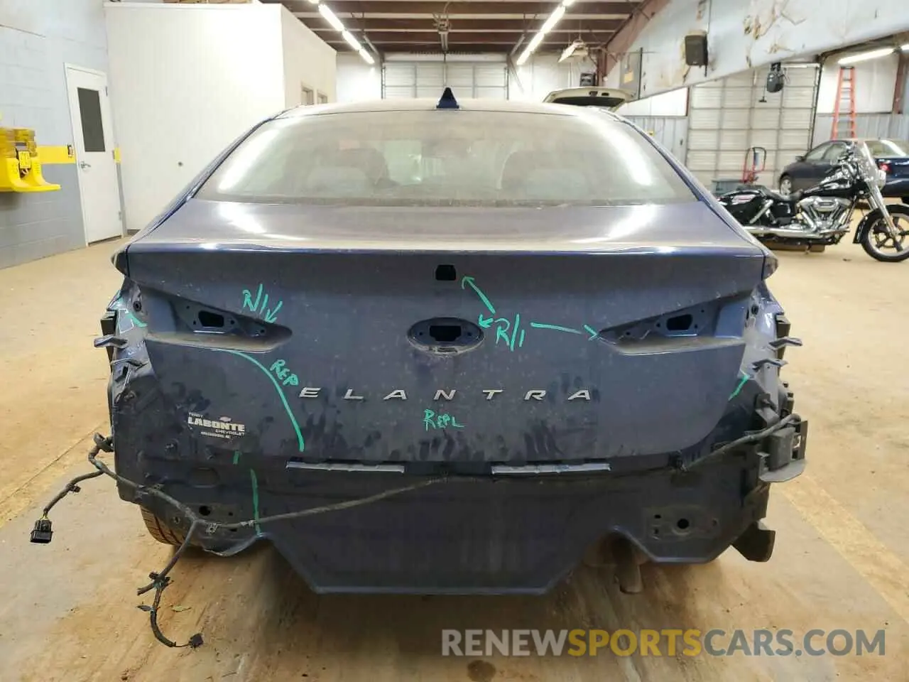 6 fotografías del automóvil dañado 5NPD84LF5LH540355 HYUNDAI ELANTRA 2020