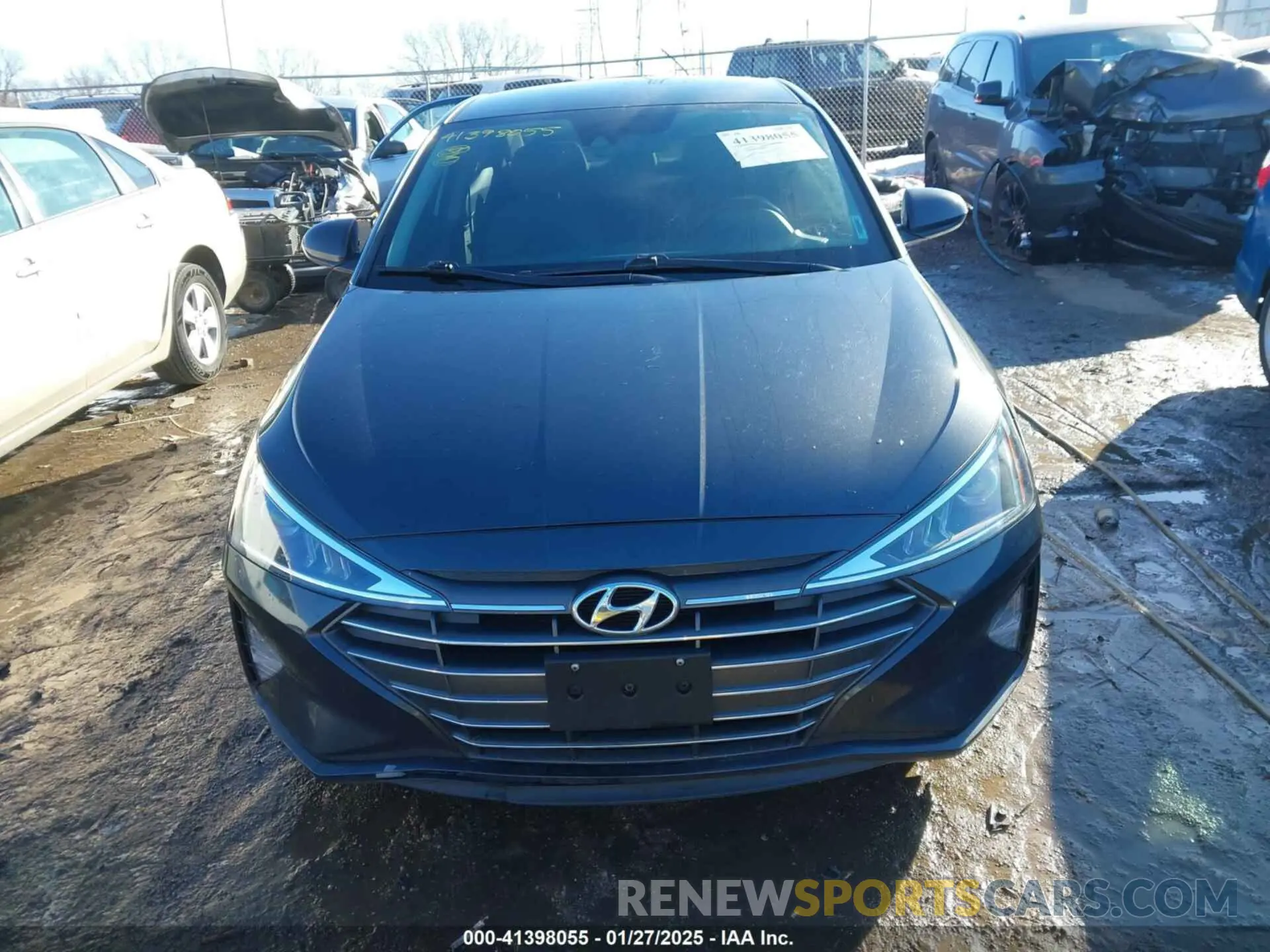 12 fotografías del automóvil dañado 5NPD84LF5LH555230 HYUNDAI ELANTRA 2020