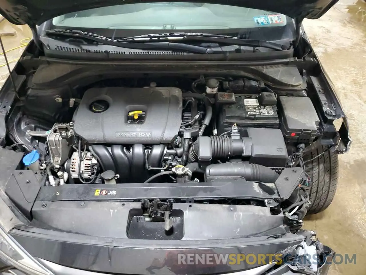 11 fotografías del automóvil dañado 5NPD84LF5LH563909 HYUNDAI ELANTRA 2020