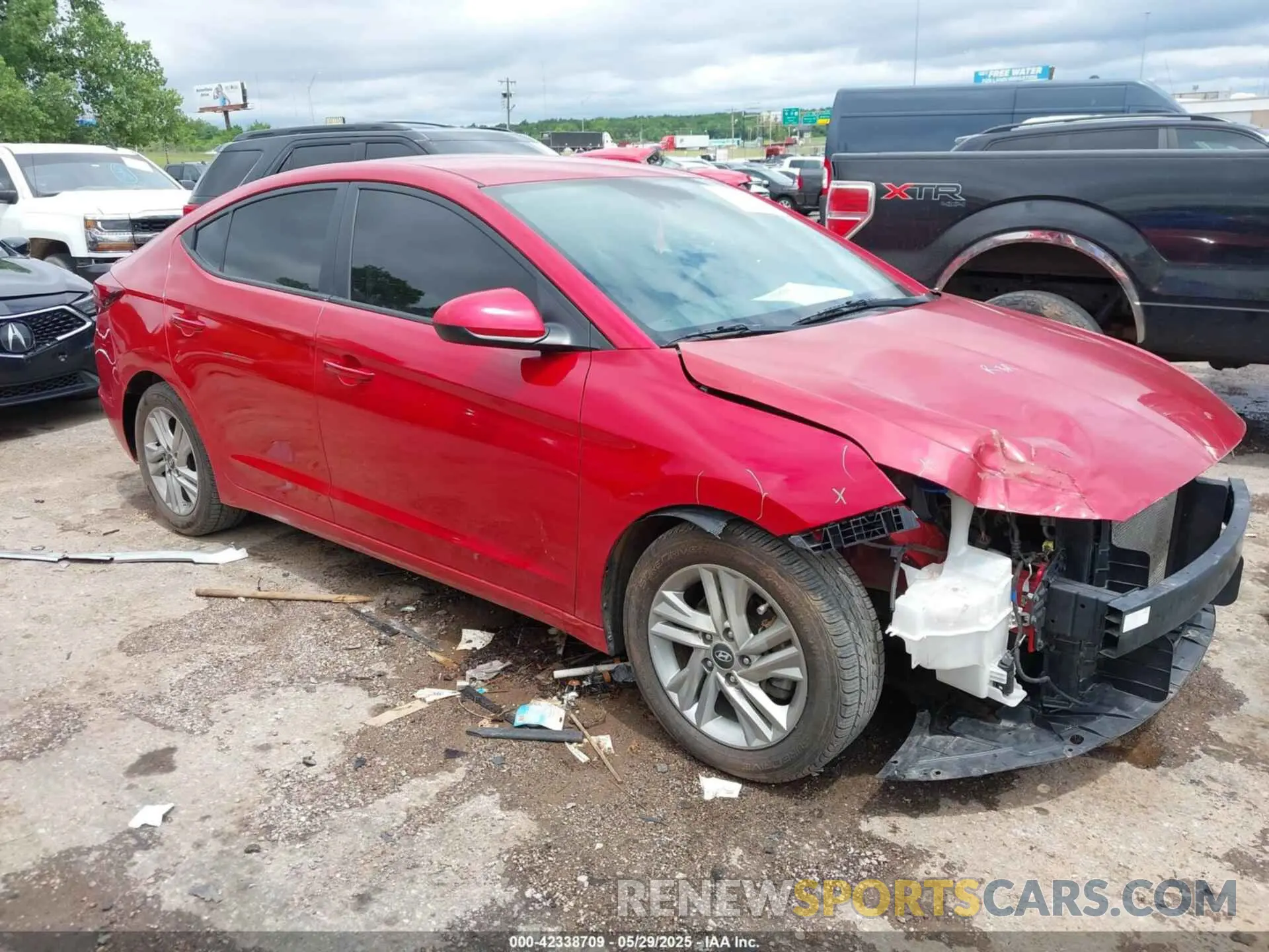 1 fotografías del automóvil dañado 5NPD84LF5LH569077 HYUNDAI ELANTRA 2020