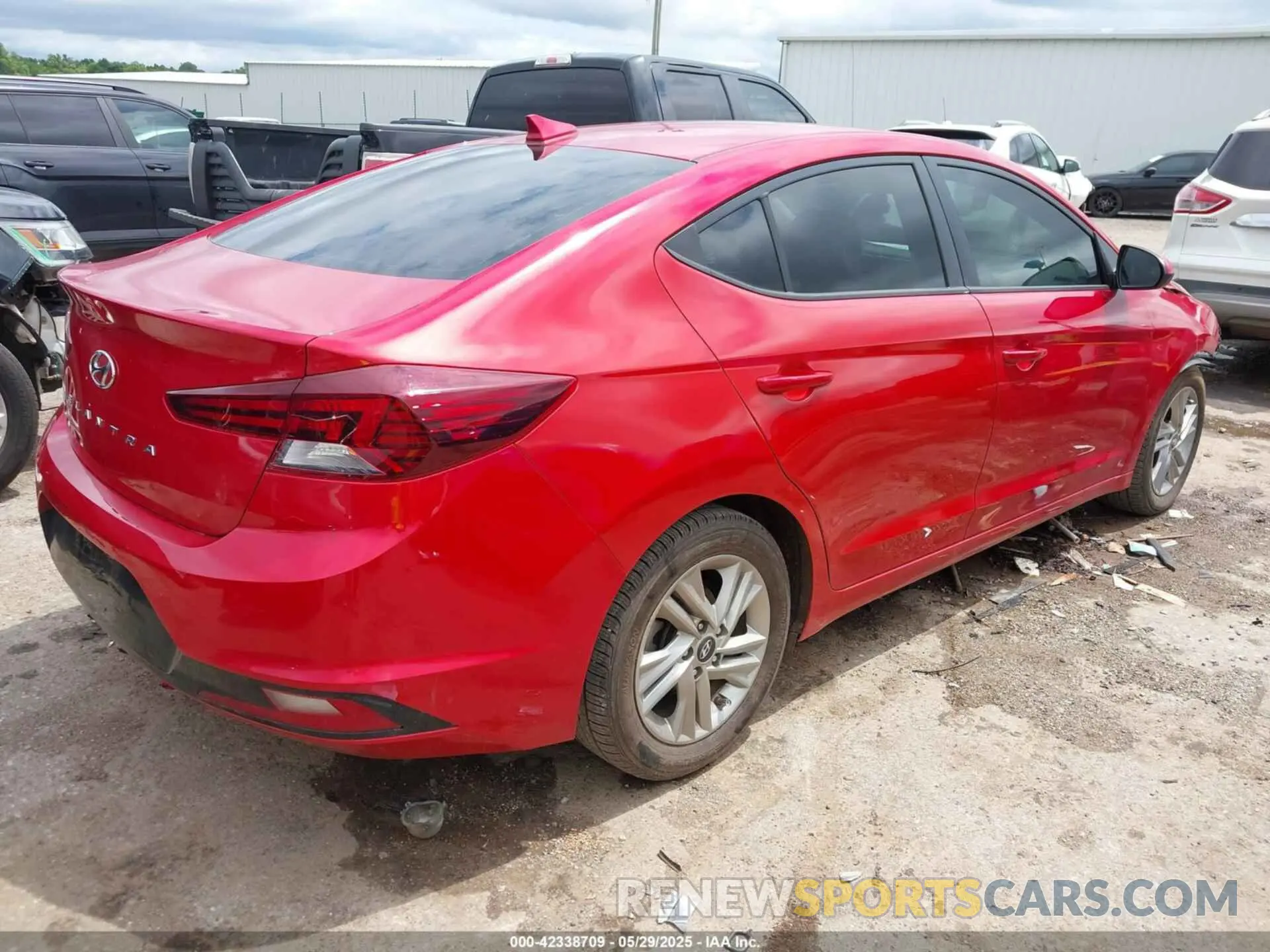 4 fotografías del automóvil dañado 5NPD84LF5LH569077 HYUNDAI ELANTRA 2020
