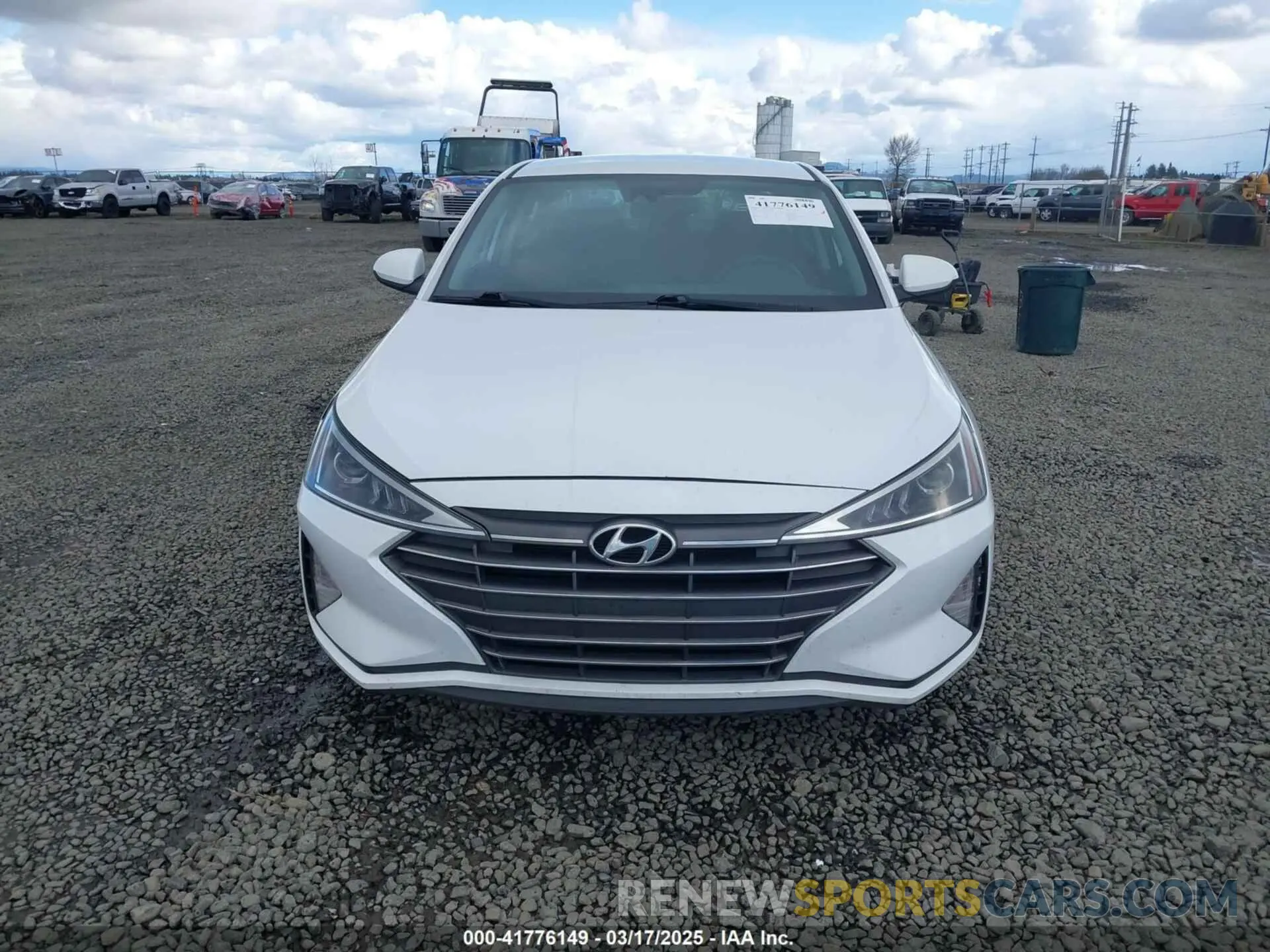 12 fotografías del automóvil dañado 5NPD84LF5LH579222 HYUNDAI ELANTRA 2020