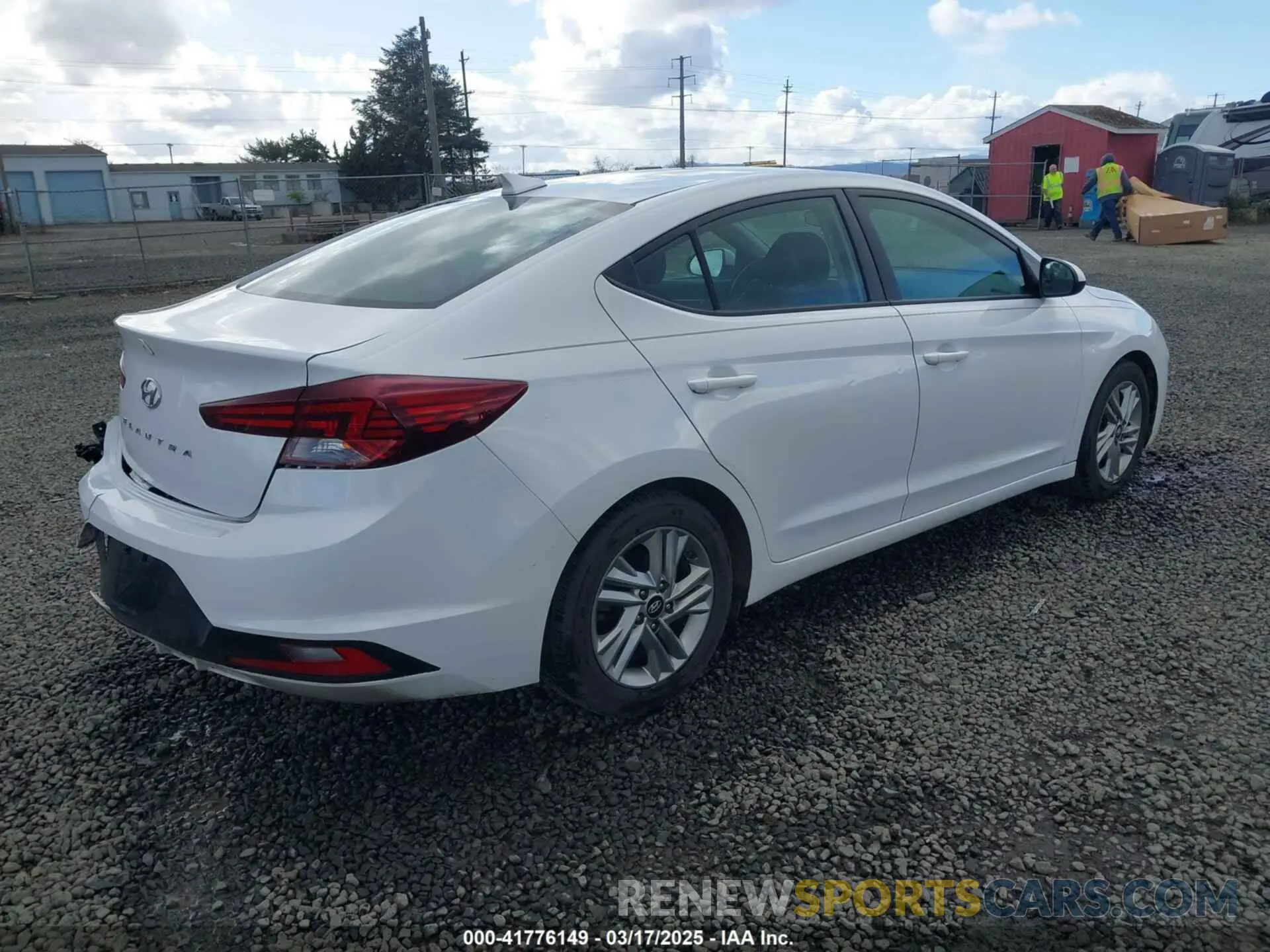 4 fotografías del automóvil dañado 5NPD84LF5LH579222 HYUNDAI ELANTRA 2020