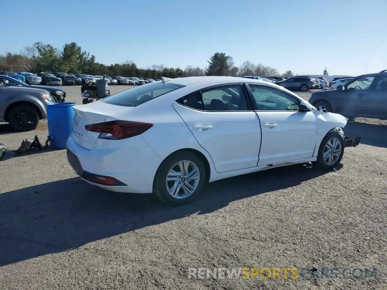 3 fotografías del automóvil dañado 5NPD84LF5LH582640 HYUNDAI ELANTRA 2020