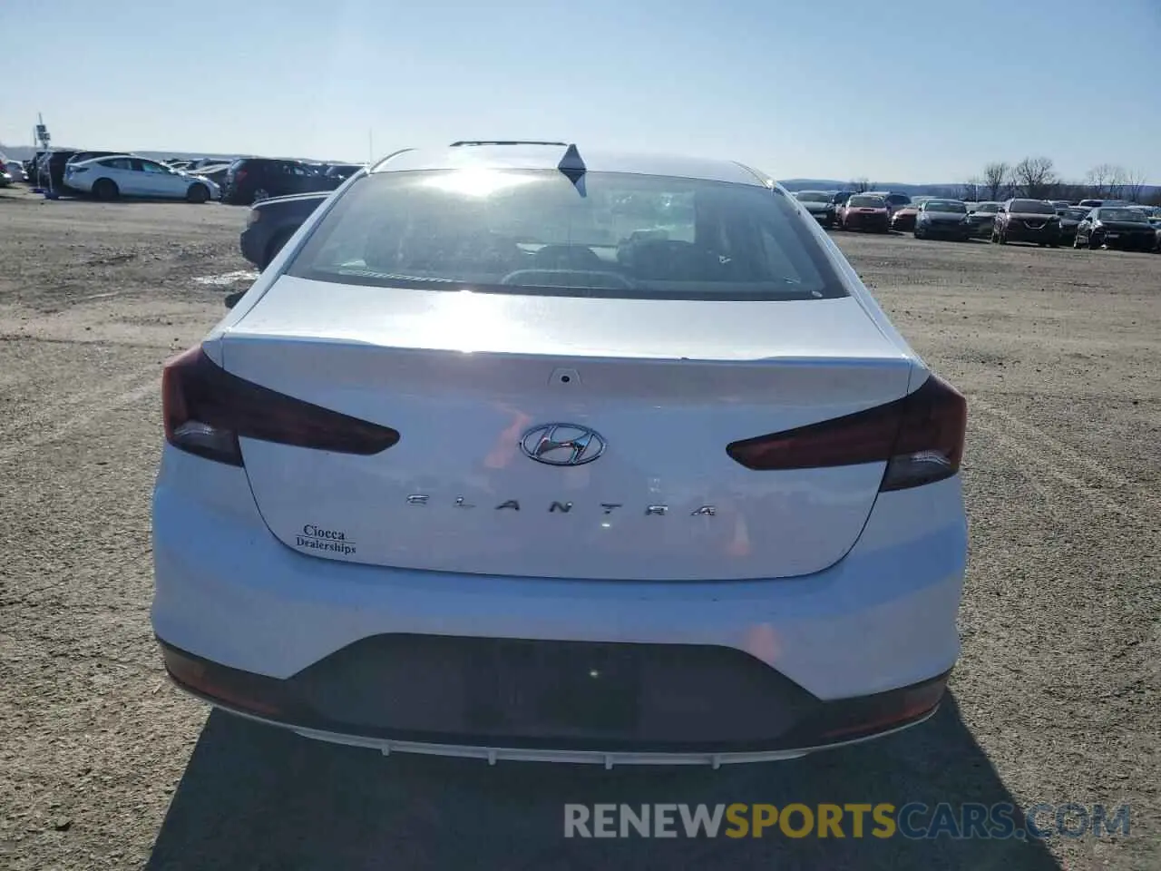6 fotografías del automóvil dañado 5NPD84LF5LH582640 HYUNDAI ELANTRA 2020