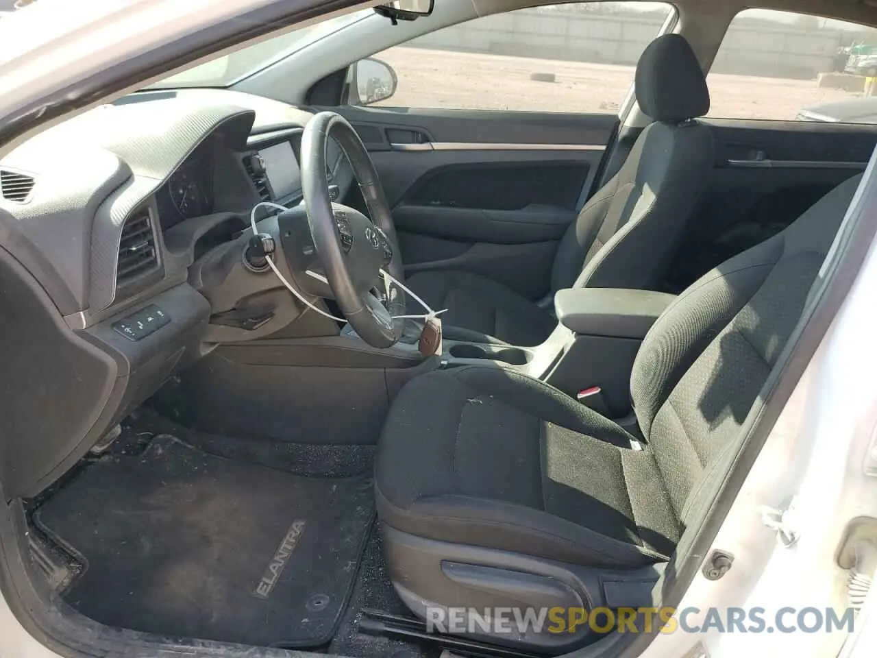 7 fotografías del automóvil dañado 5NPD84LF5LH586218 HYUNDAI ELANTRA 2020