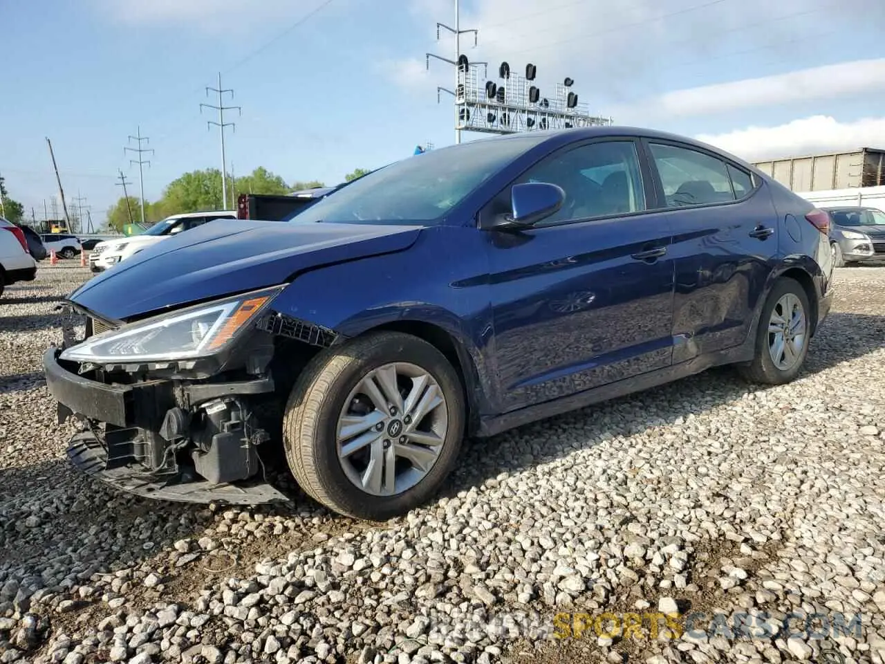 1 fotografías del automóvil dañado 5NPD84LF5LH593007 HYUNDAI ELANTRA 2020