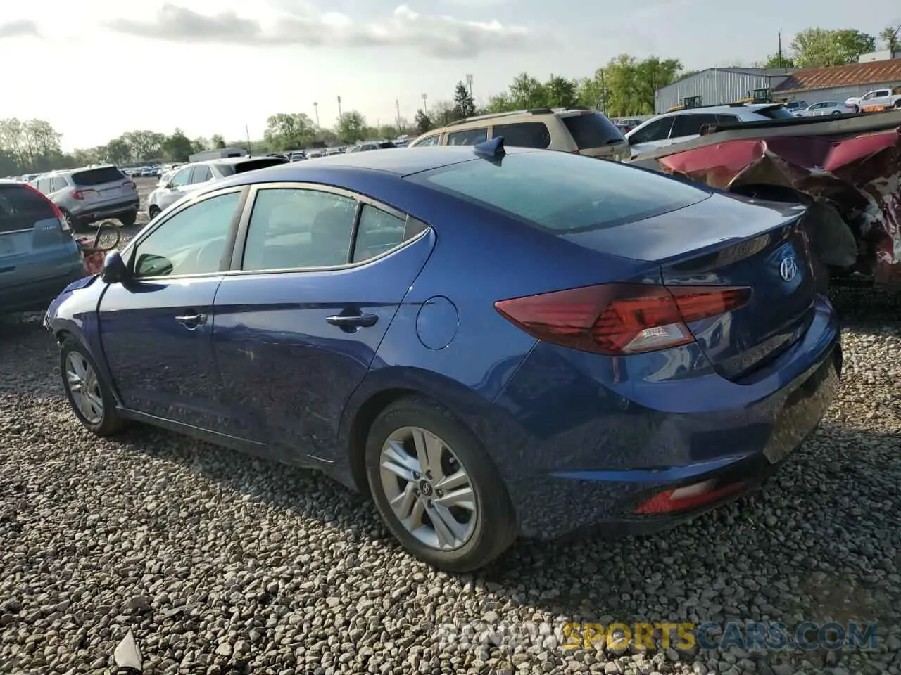 2 fotografías del automóvil dañado 5NPD84LF5LH593007 HYUNDAI ELANTRA 2020
