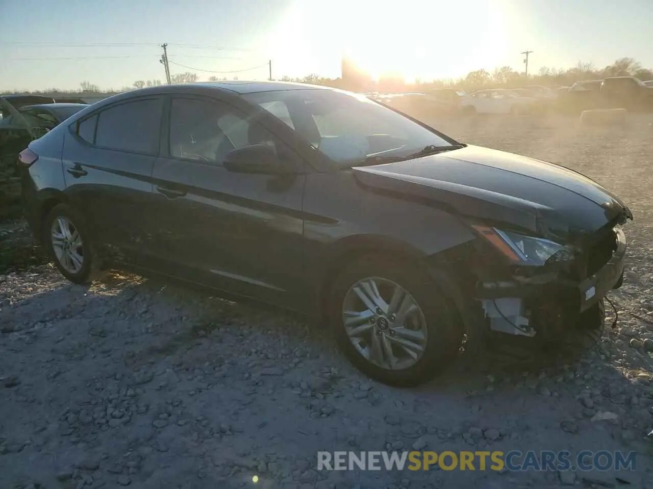 4 fotografías del automóvil dañado 5NPD84LF5LH596893 HYUNDAI ELANTRA 2020