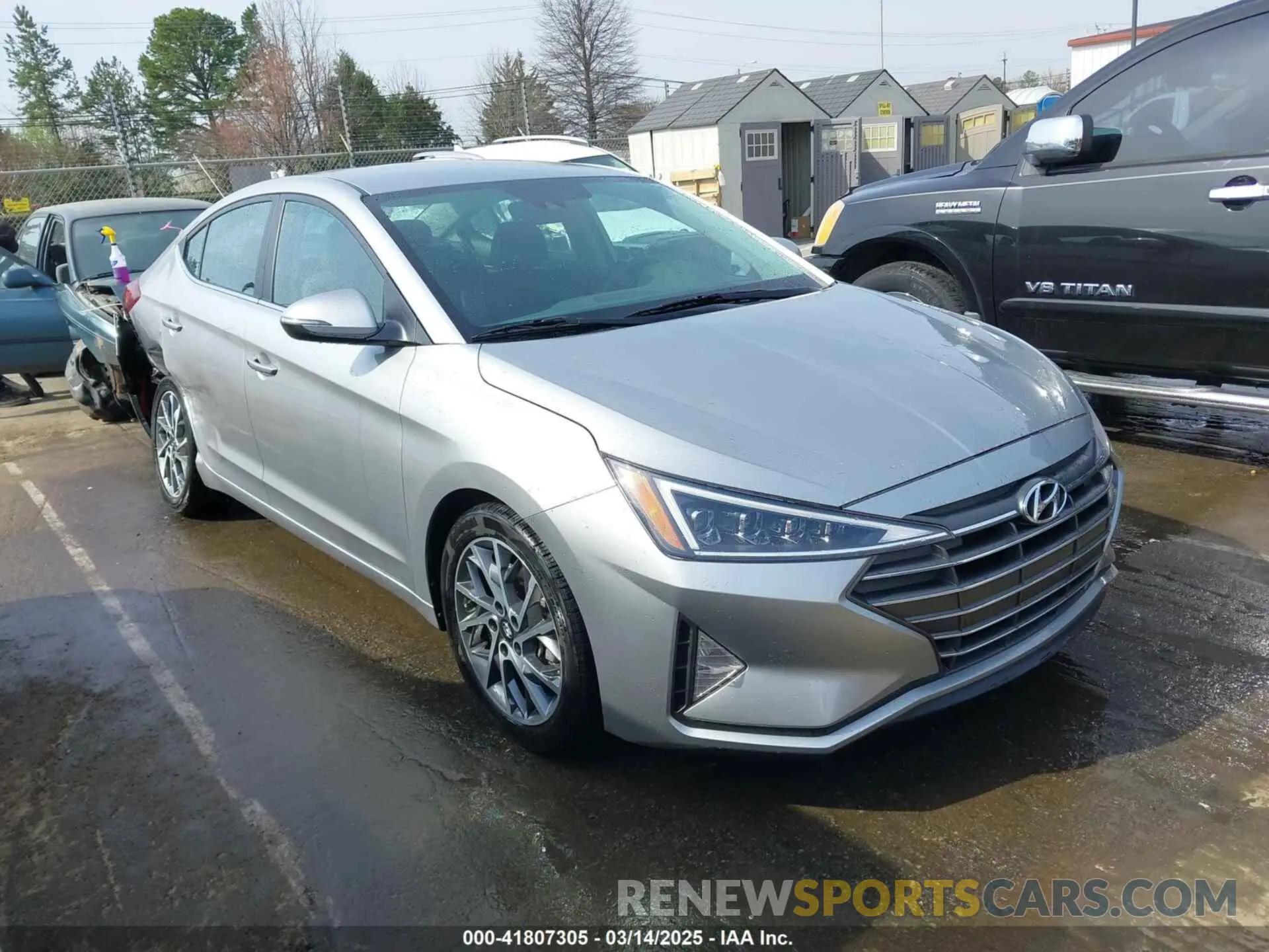 1 fotografías del automóvil dañado 5NPD84LF5LH598093 HYUNDAI ELANTRA 2020