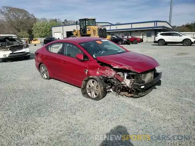 10 fotografías del automóvil dañado 5NPD84LF5LH622019 HYUNDAI ELANTRA 2020