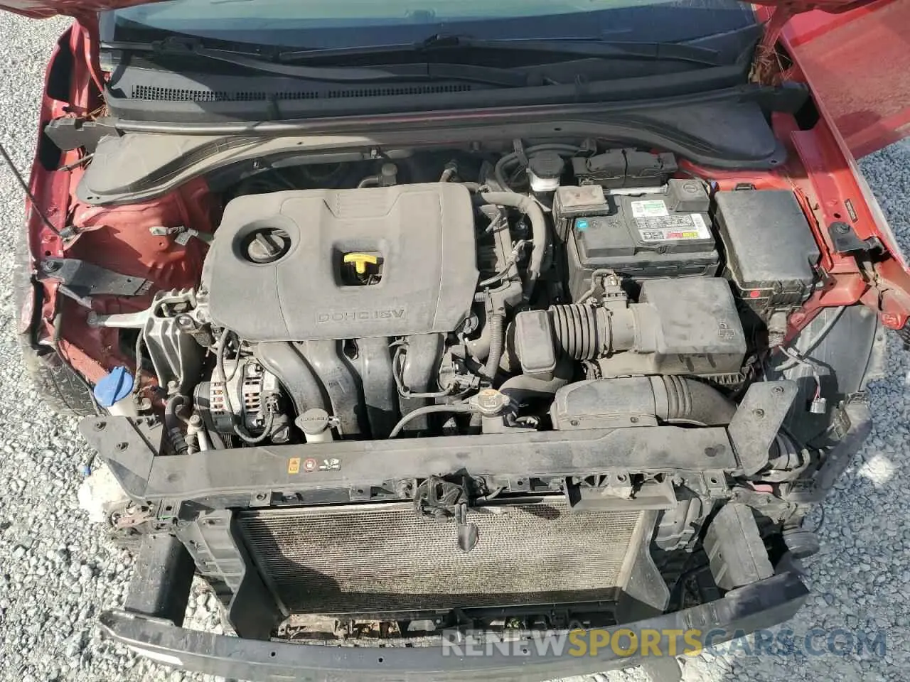 12 fotografías del automóvil dañado 5NPD84LF5LH622019 HYUNDAI ELANTRA 2020